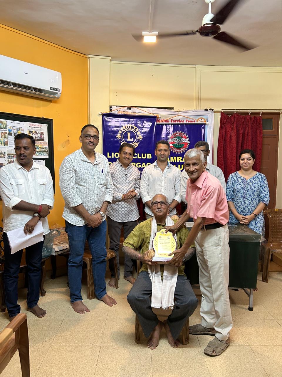 Celebration of Patrakar Divas on 05th August 2025 @ Senior Citizens Recreation Center Margao