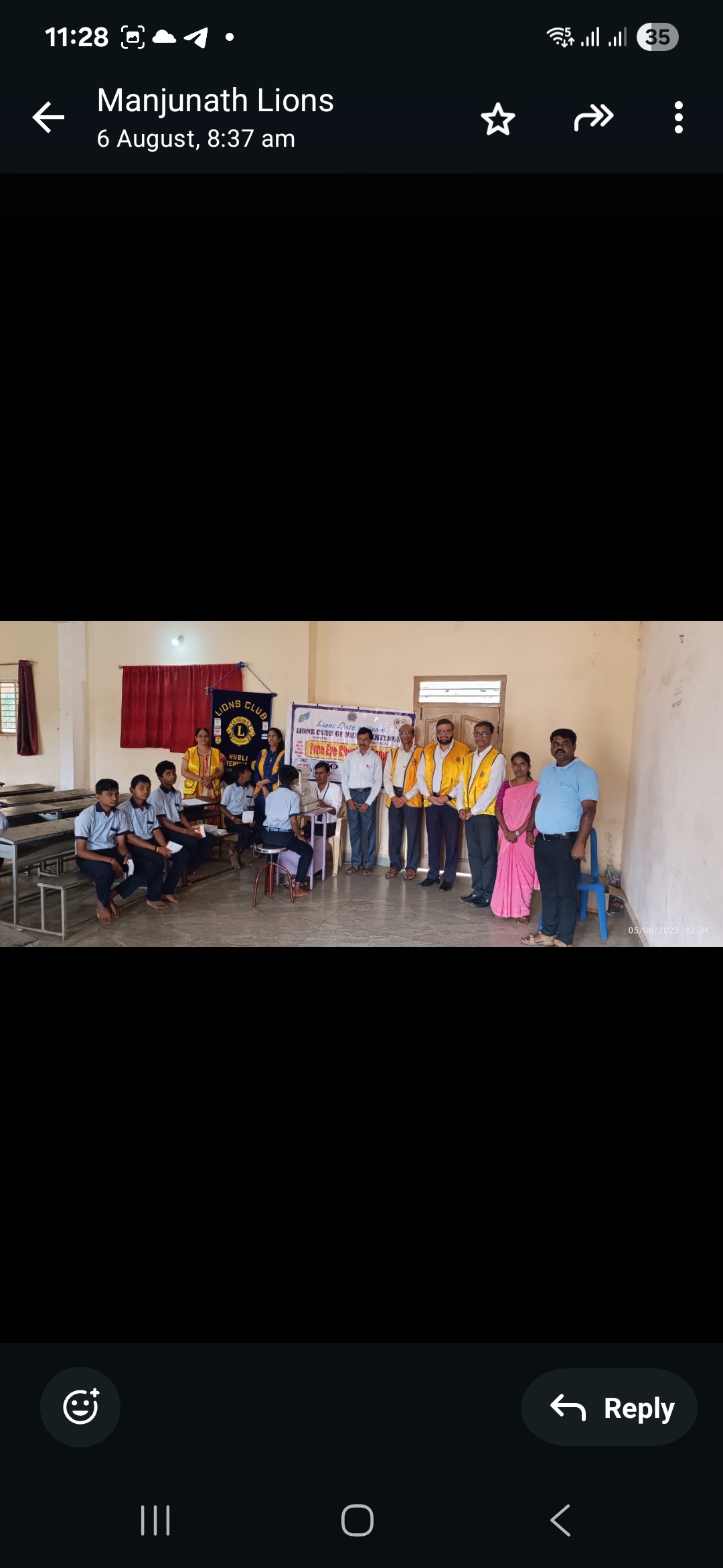 Screening of students at RK Kokati highschool