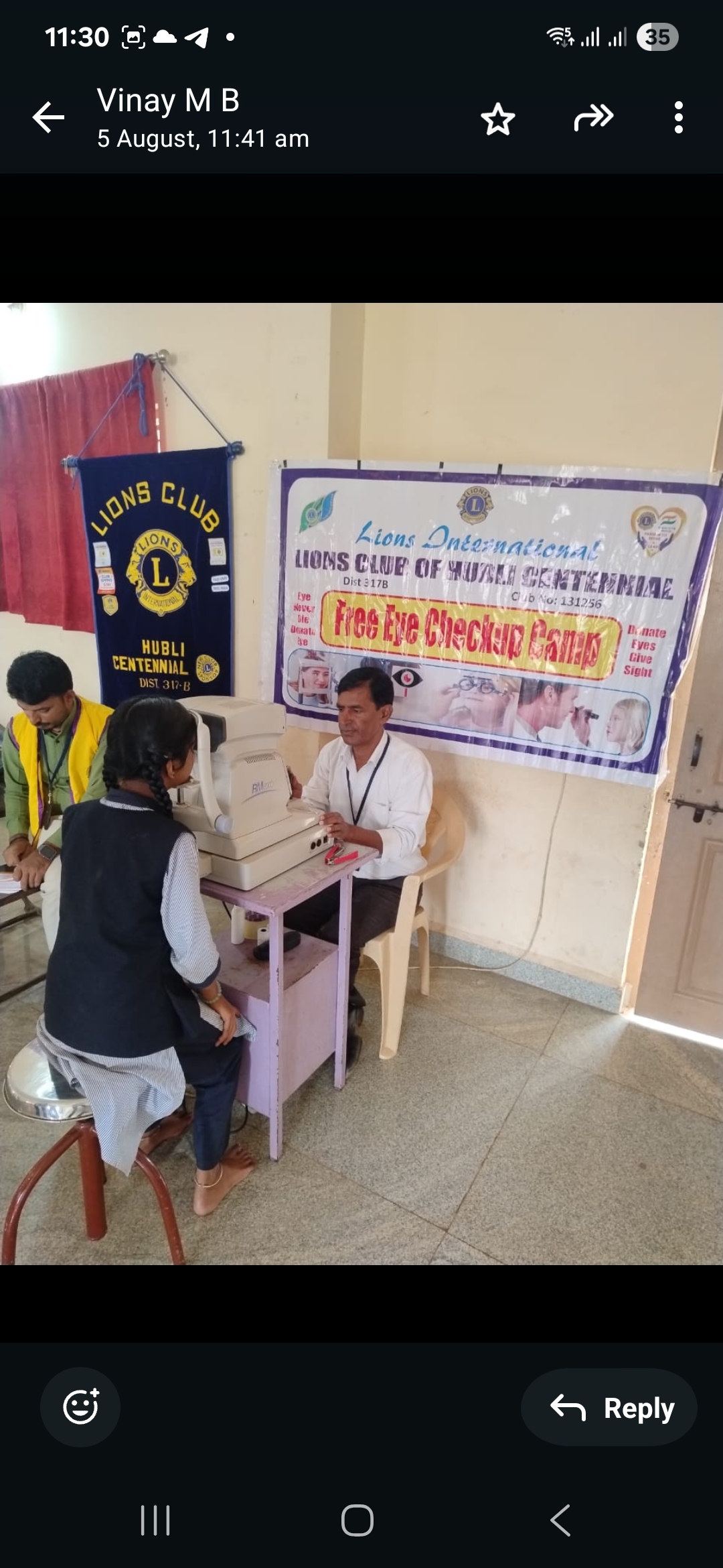 Screening of students at RK Kokati highschool