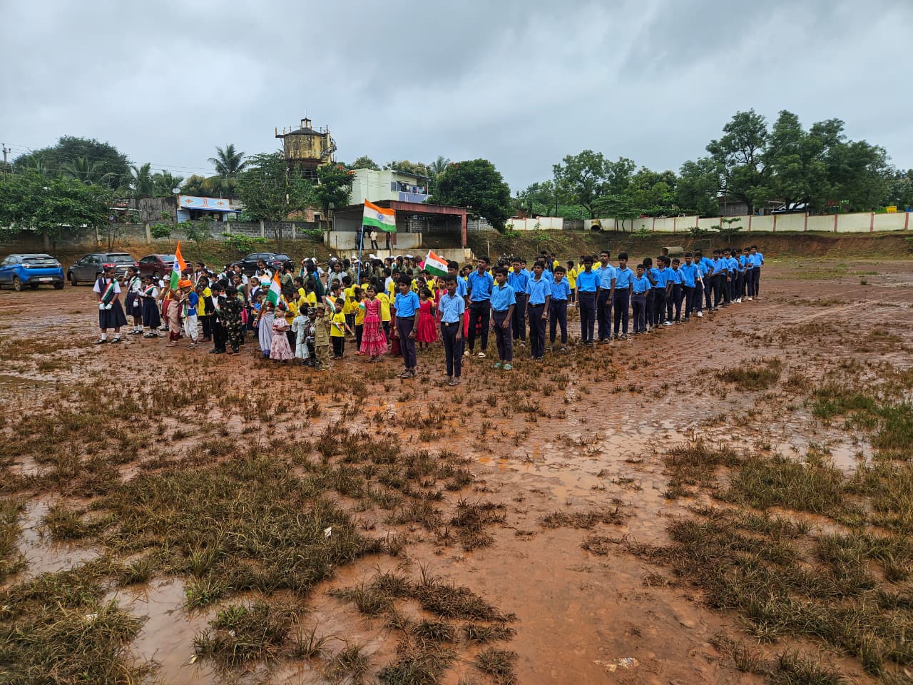Tree Plantation Drive – Planting of 5 Sankeshwar saplings within the school premises