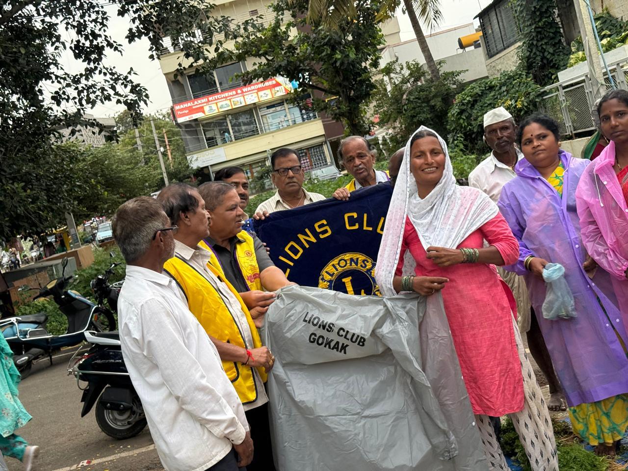 DISTRIBUTION OF RAINCOATS