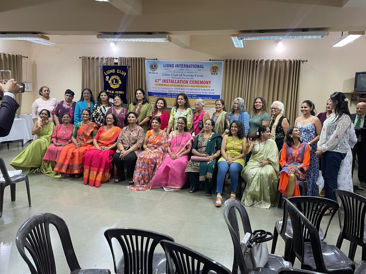 installation ceremony of Lion Club of Margao Saheli