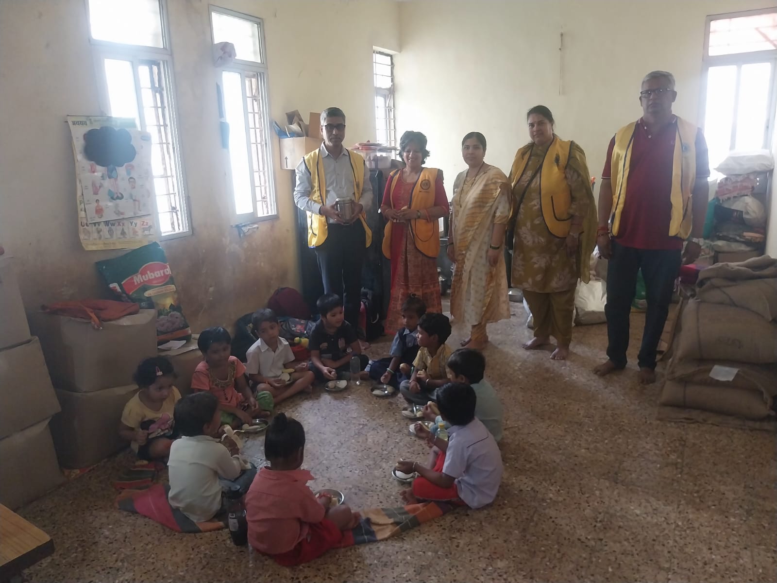 Annadan at Govt Primary school, Khadpabandh, Ponda