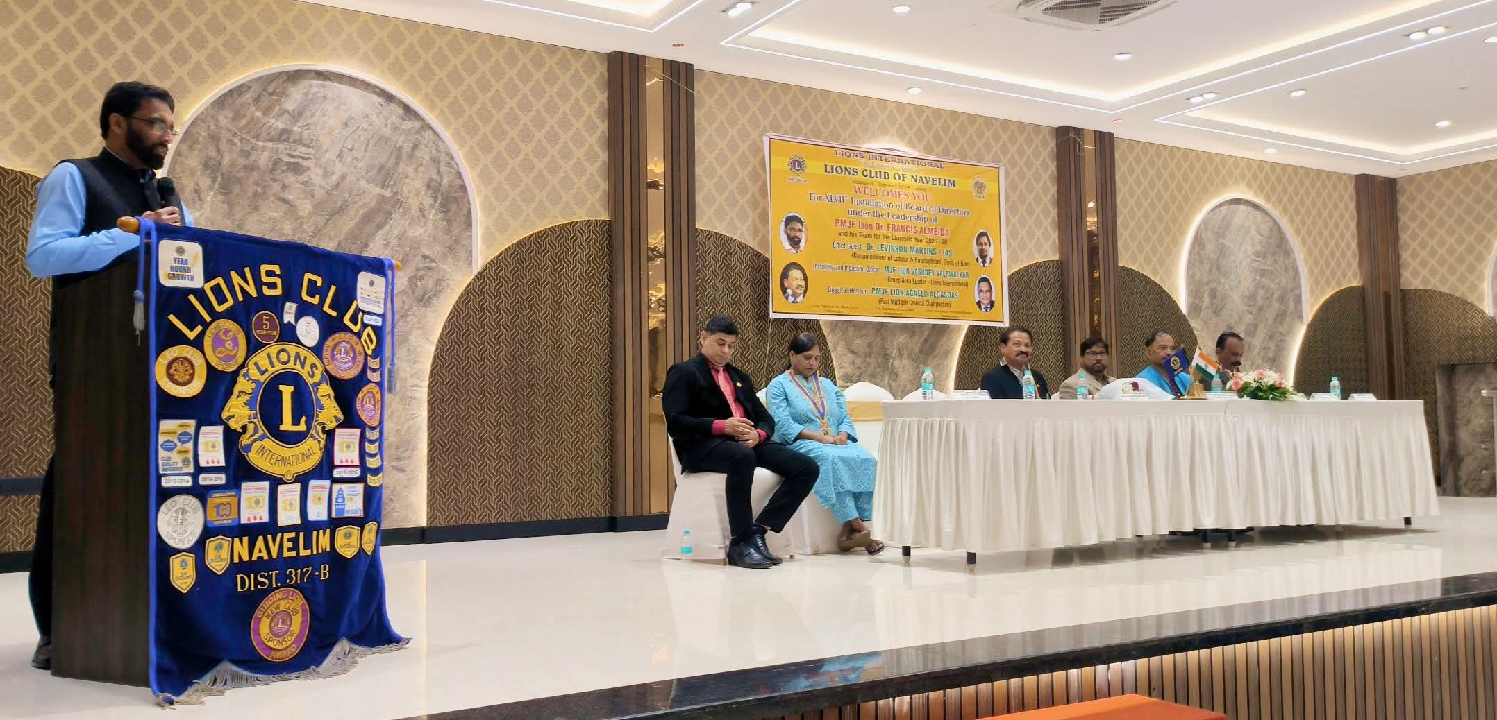 47th Installation Ceremony of BOD of Lions Club of Navelim