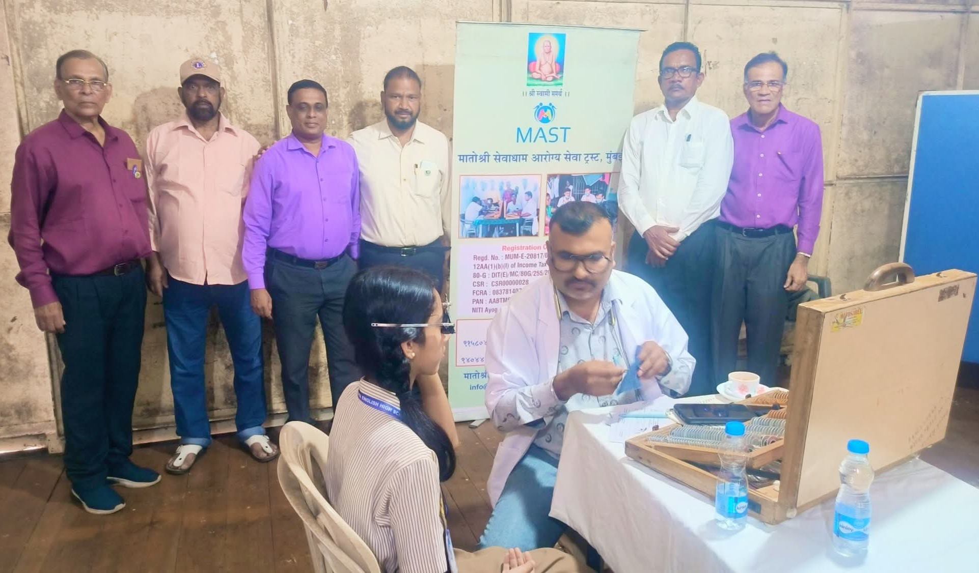 Visited Lions Club of Salcete For The Club Service Activity of Eye Camp held at Shree Damodar Higher Secondary School Margao as the UNSDG Program on Goal No 3 On Good Health and Well Being 