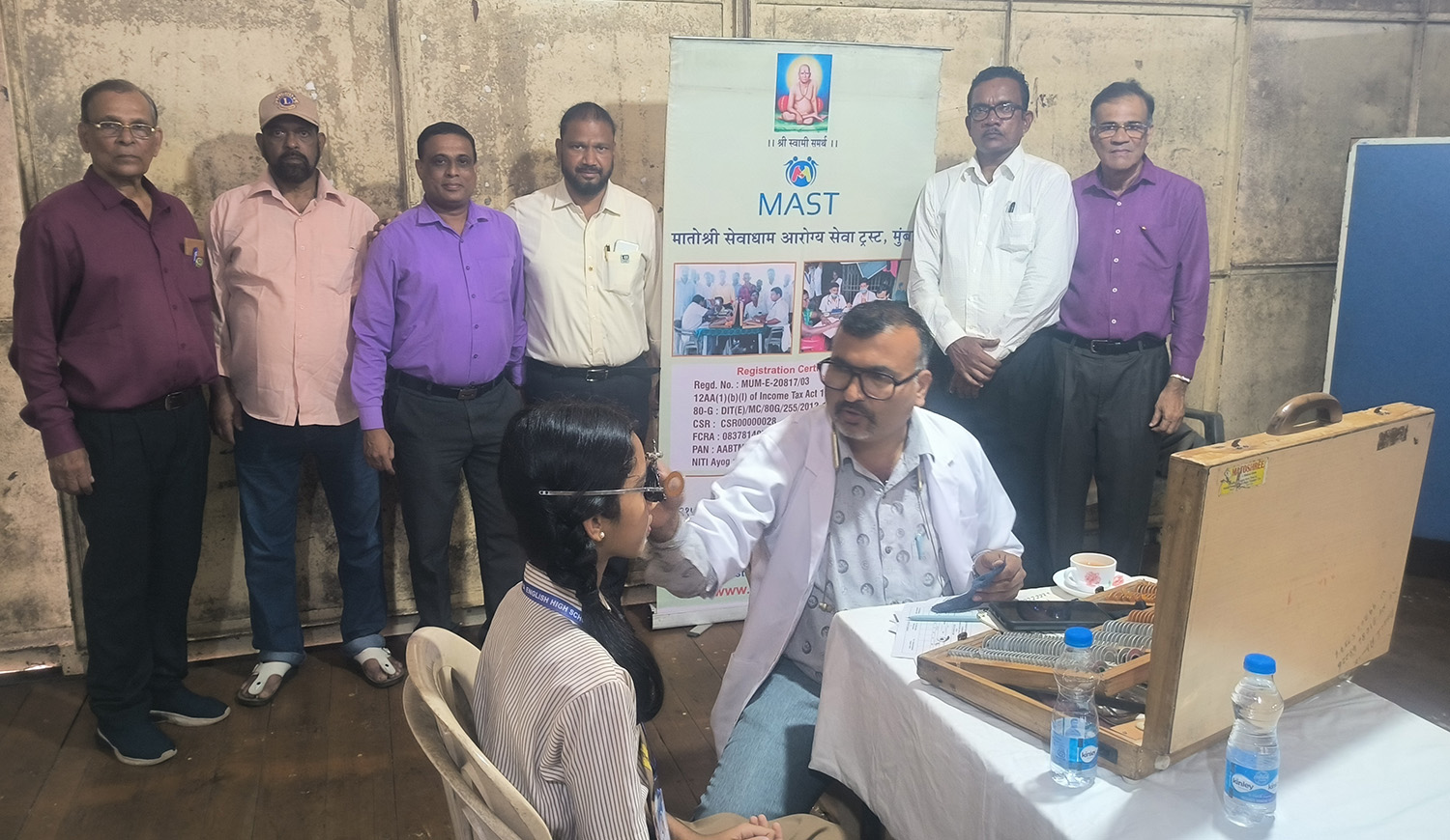 Visited Lions Club of Salcete For The Club Service Activity of Eye Camp held at Shree Damodar Higher Secondary School Margao as the UNSDG Program on Goal No 3 On Good Health and Well Being 