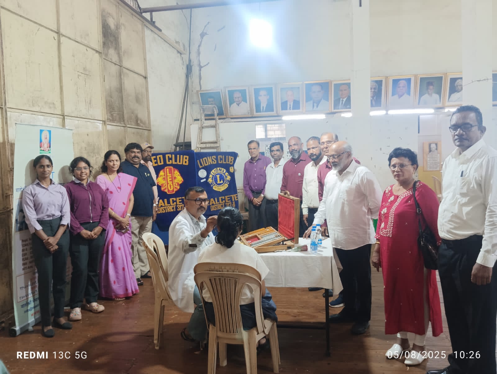 Visited Lions Club of Salcete For The Club Service Activity of Eye Camp held at Shree Damodar Higher Secondary School Margao as the UNSDG Program on Goal No 3 On Good Health and Well Being 