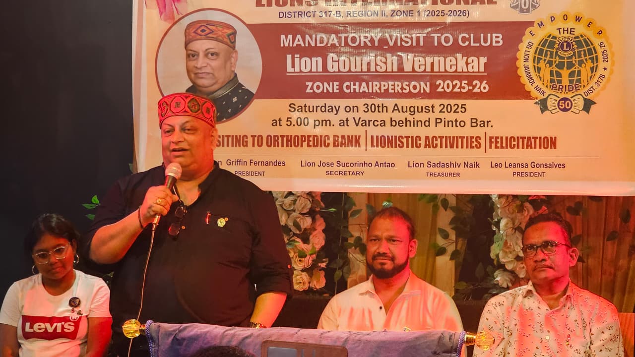 ZC Visit to Lions Club of Salcete