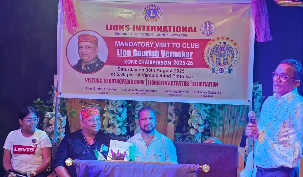 ZC Visit to Lions Club of Salcete