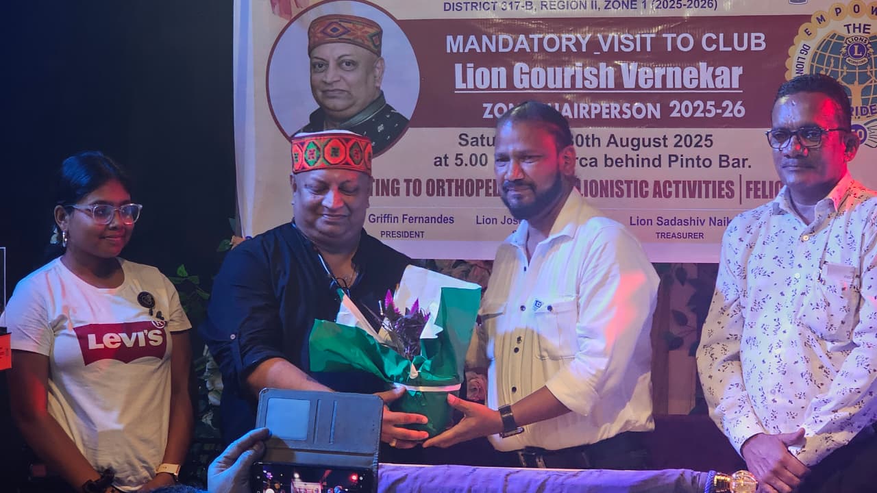 ZC Visit to Lions Club of Salcete