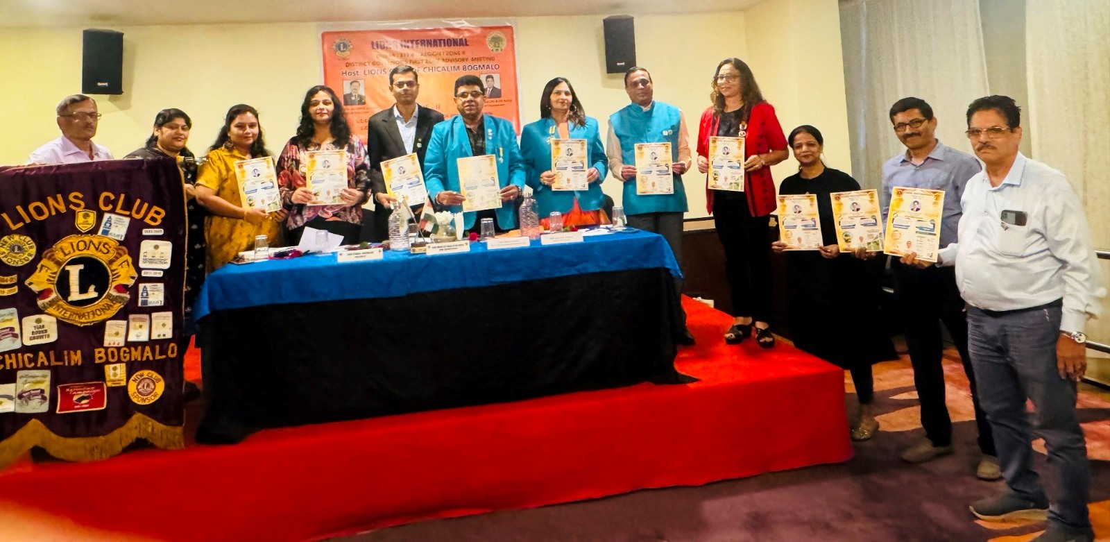 Release Of Brochures as a DC for UNSDG Goal Promotions of Goal No 3 and Goal No 7  at Zone Advisory Meeting Of Lion Arnaldo Rego Region 1 Zone 2