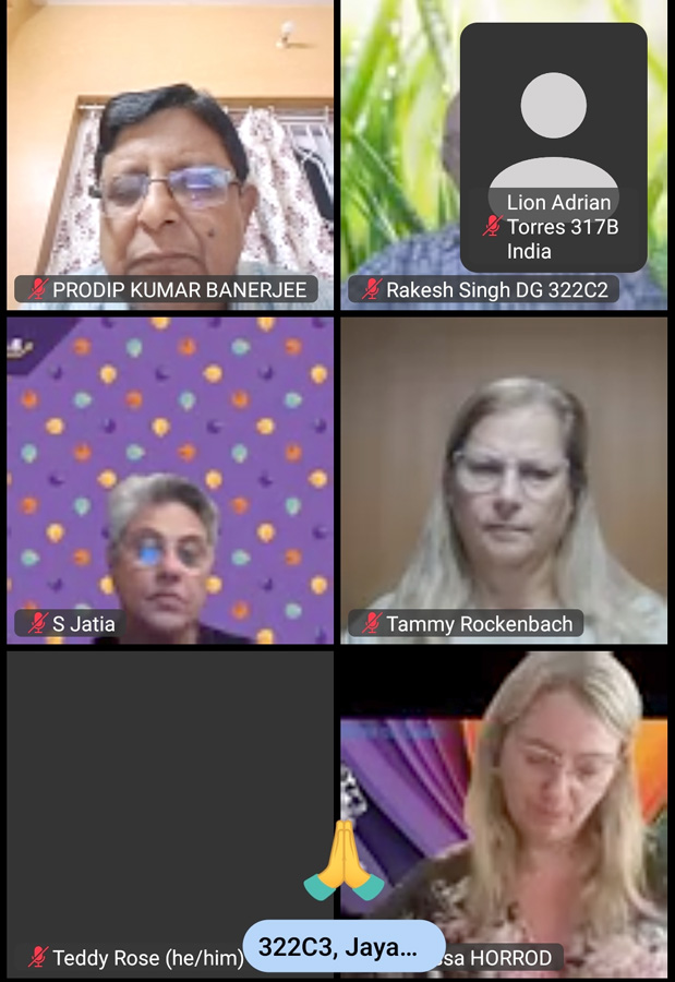 Attended and Participated Online Seminar with Interaction on Service Leadership by Lion A.P.Singh, International President