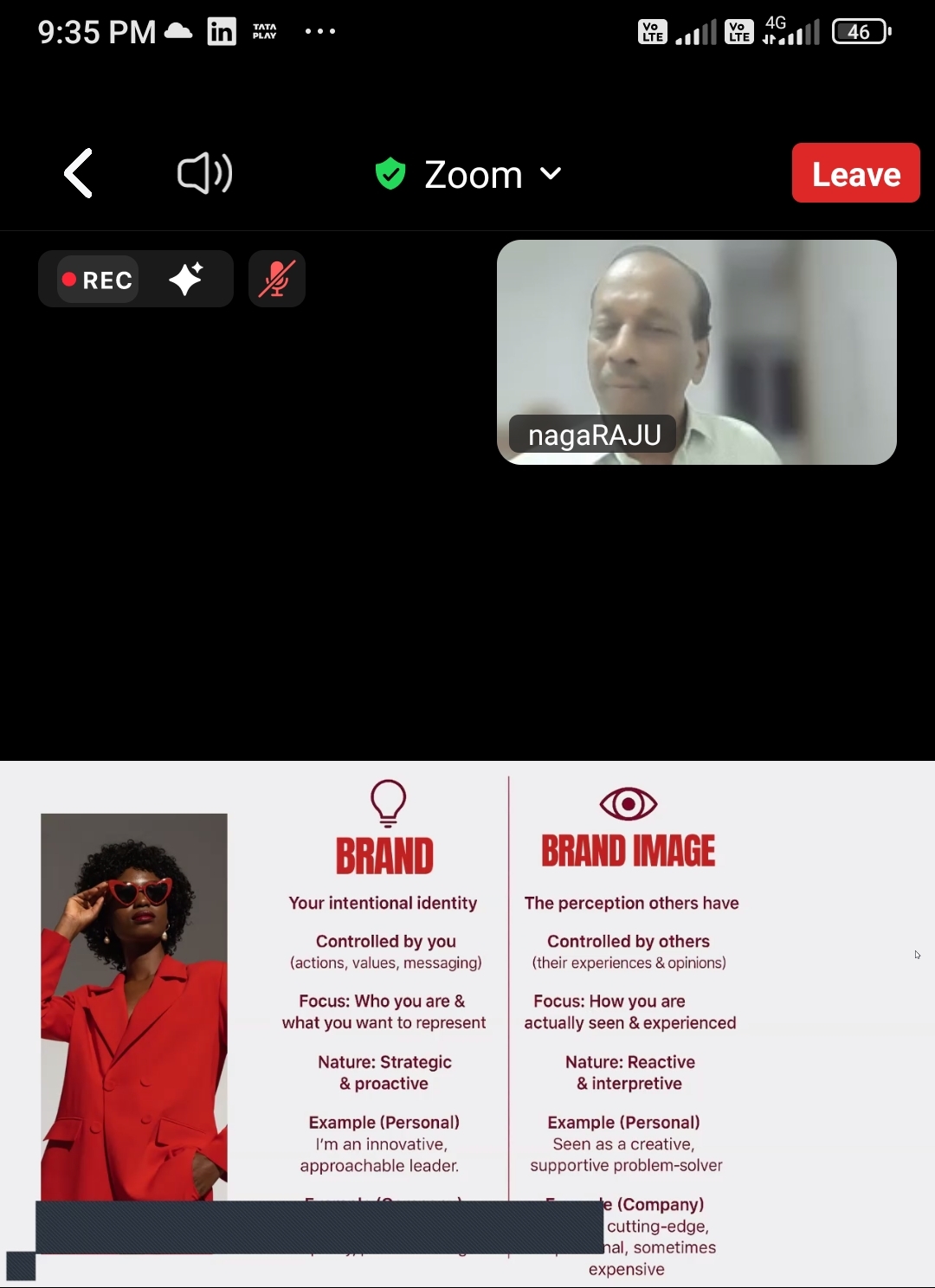 Attended and Participated Online Seminar with Interaction on Brand Image organised by LCIP Skill Up by MCC and LCIP Lion Shayana Jayalath