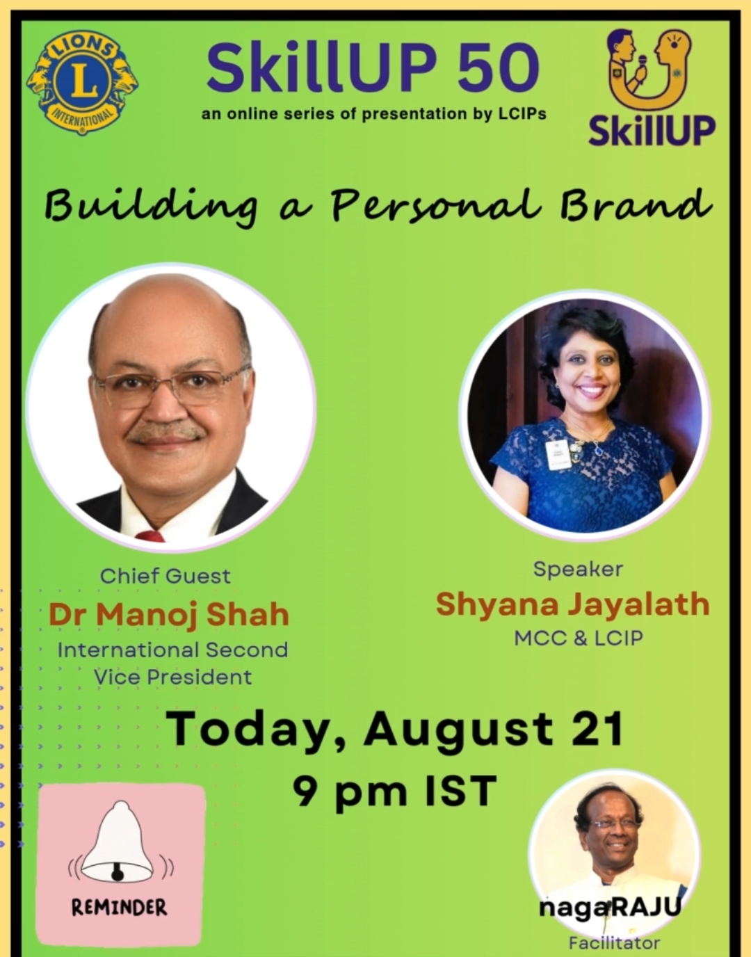 Attended and Participated Online Seminar with Interaction on Brand Image organised by LCIP Skill Up by MCC and LCIP Lion Shayana Jayalath