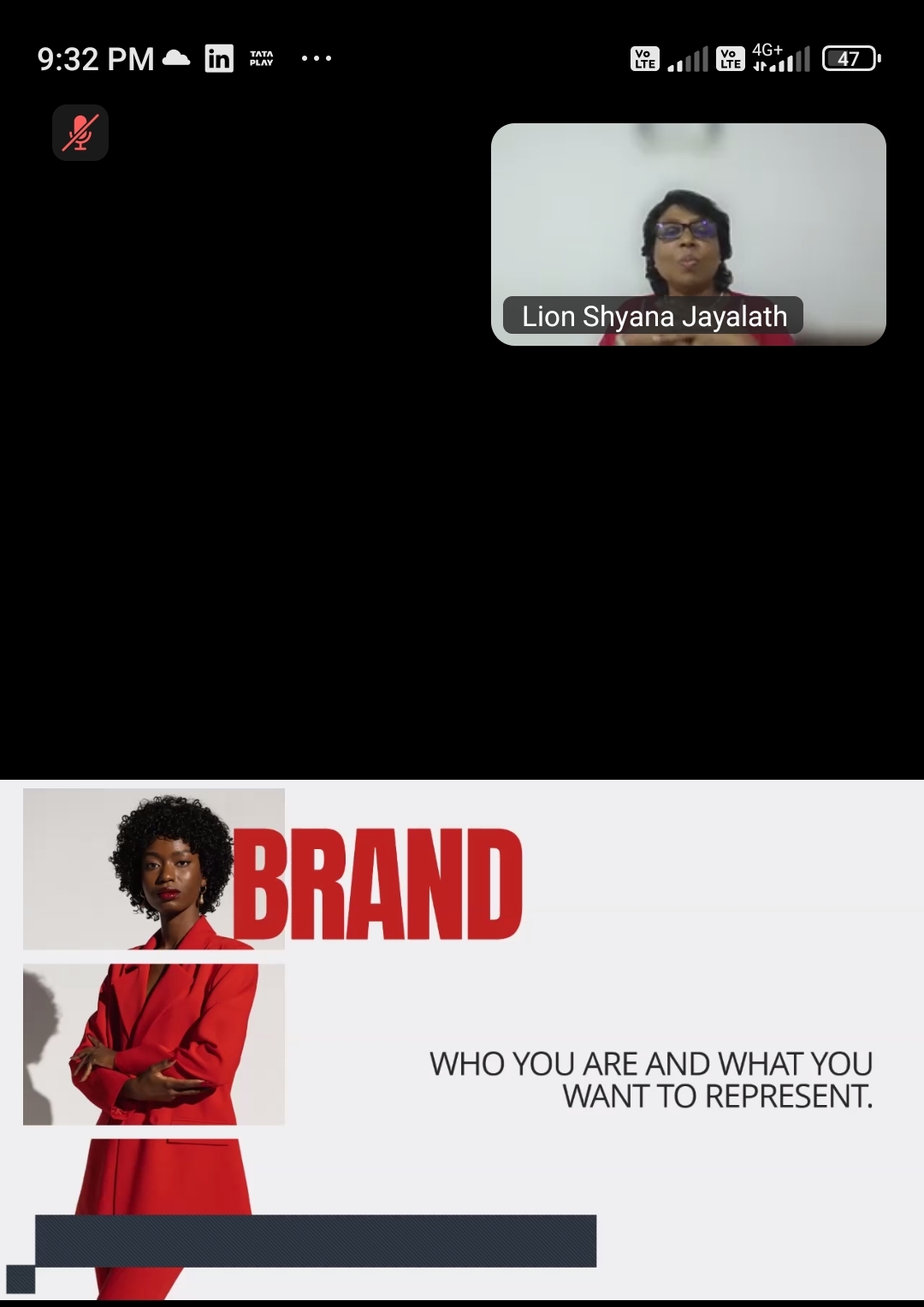 Attended and Participated Online Seminar with Interaction on Brand Image organised by LCIP Skill Up by MCC and LCIP Lion Shayana Jayalath