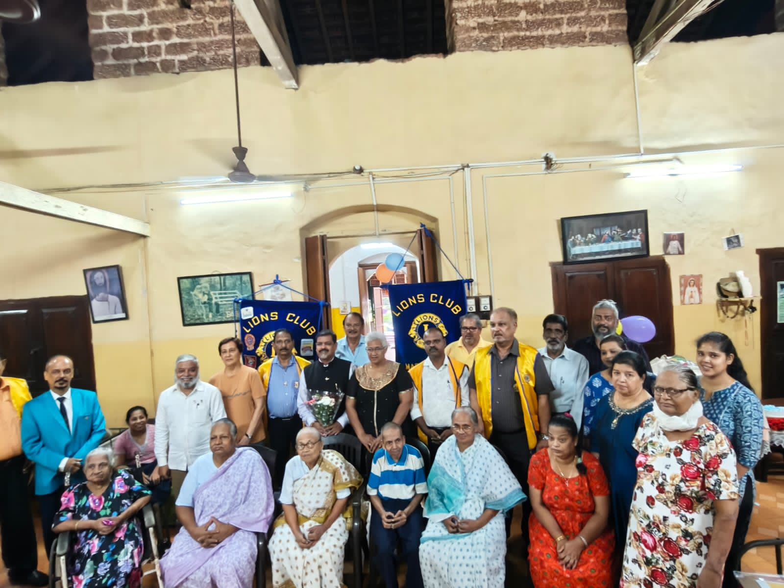 Visit to aged home club BoD installation 