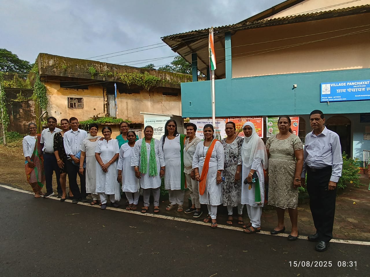 participated in Pancayat flag hoousting along with Lions club Loutolim Fitness Club