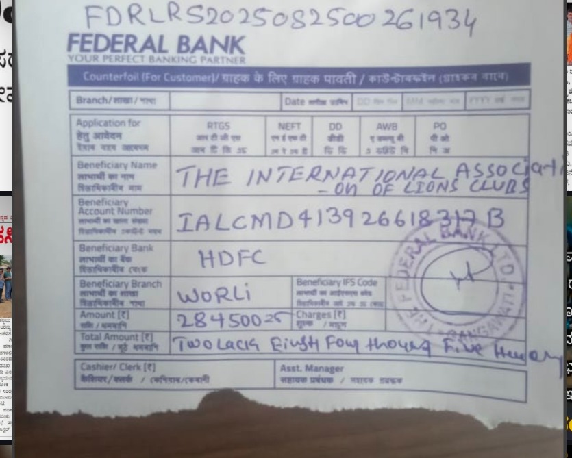 Paid international dues