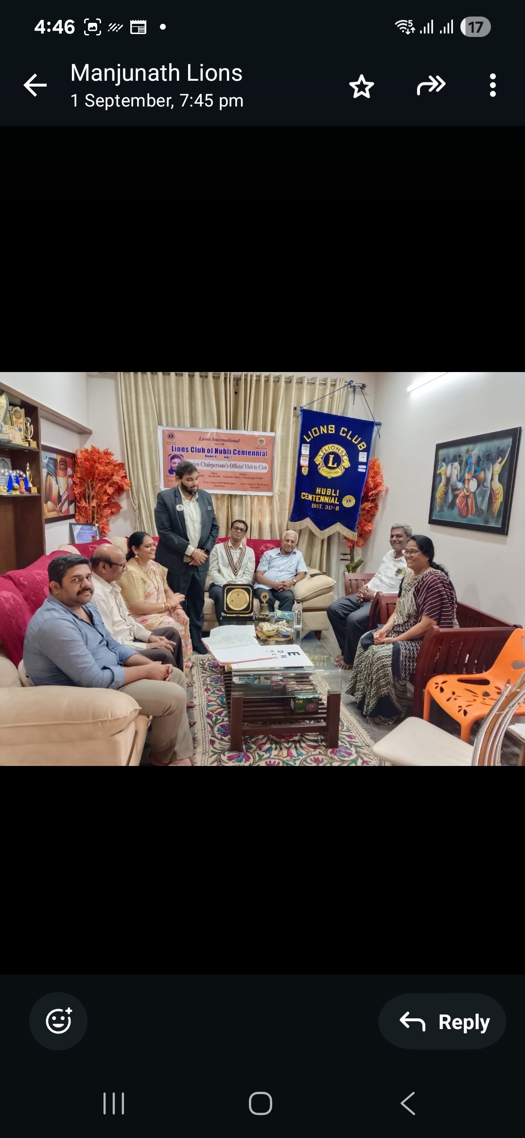 REGION CHAIRPERSON OFFICIAL VISIT TO OUR CLUB