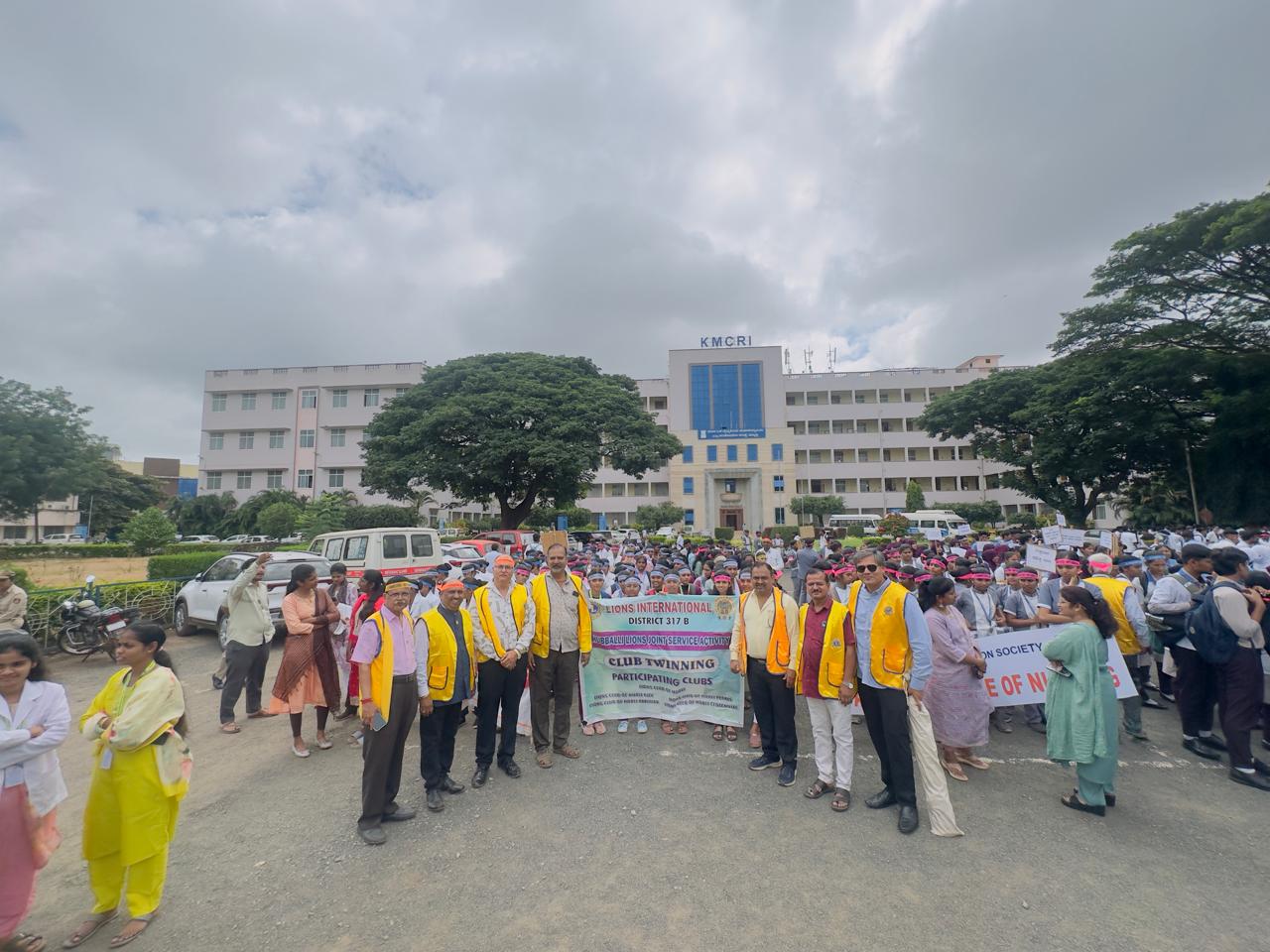 Participation in Eye Donation Awareness Rally