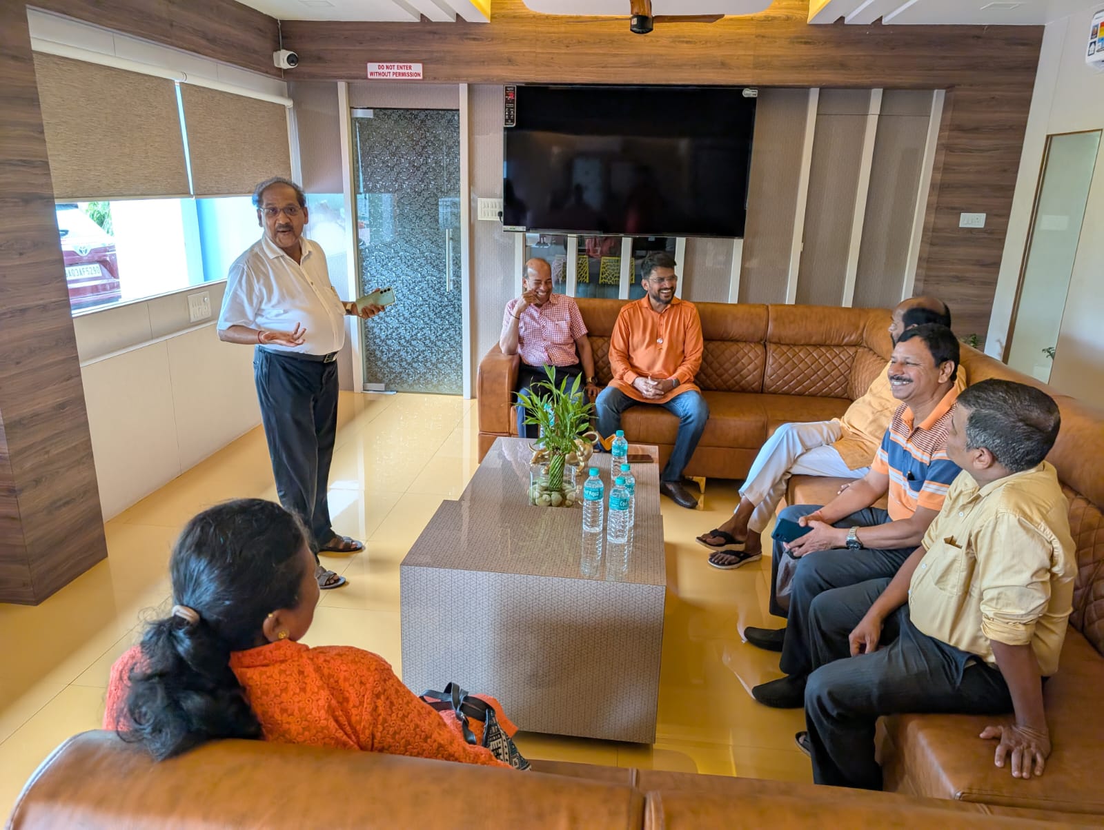  Awareness Talk by Renowned Agriculturist Mr Vivekanand Naik on benefits of Tree Plantations