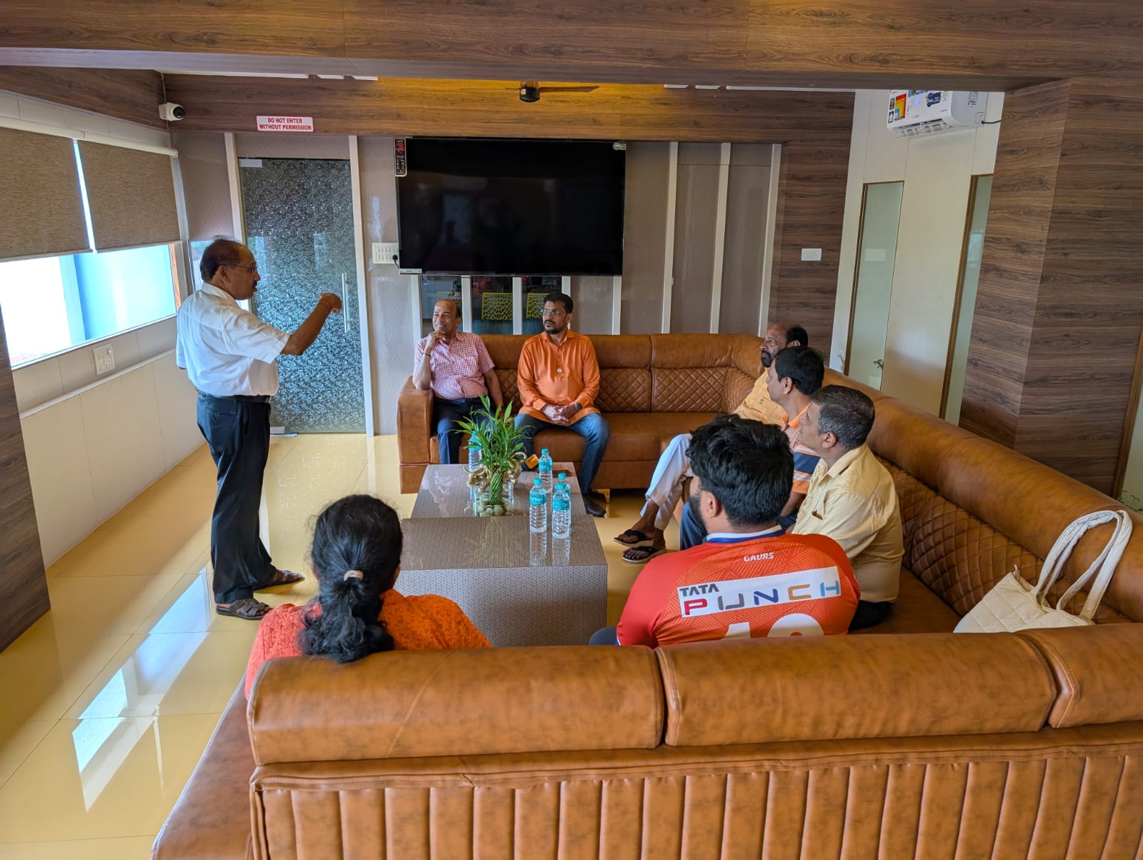  Awareness Talk by Renowned Agriculturist Mr Vivekanand Naik on benefits of Tree Plantations