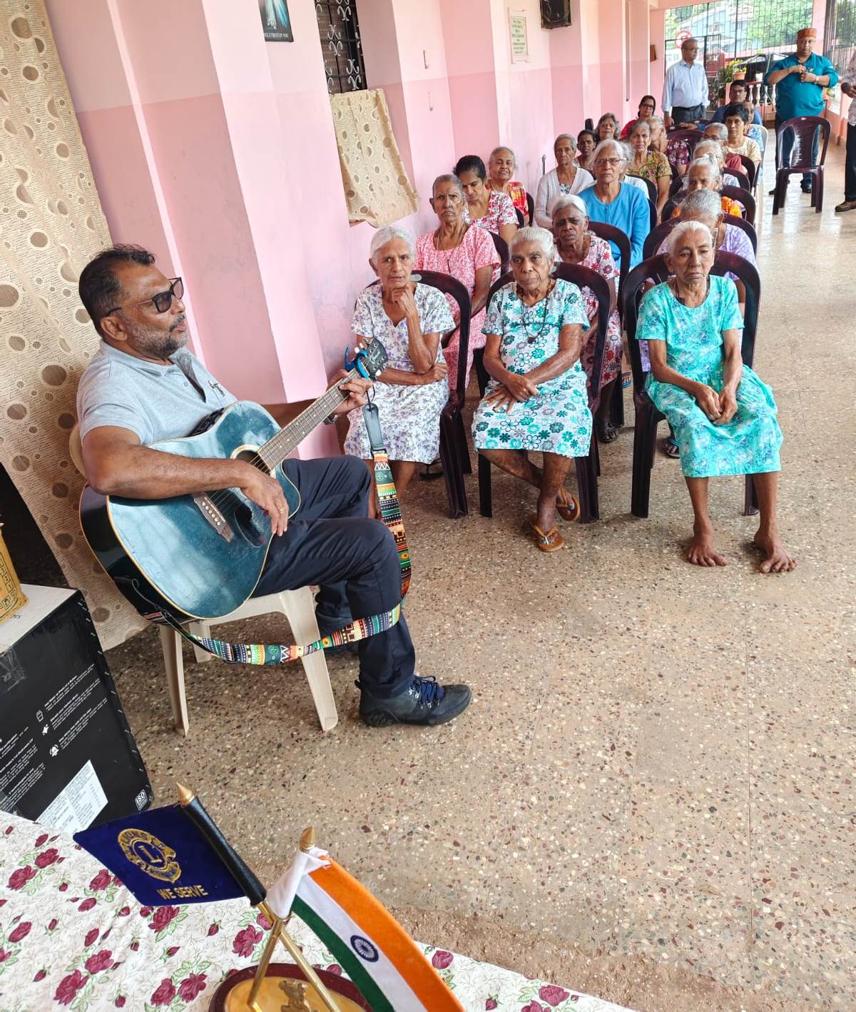 Joy Of Giving With Mental Health & Well Being at Old Age Home at Navelim