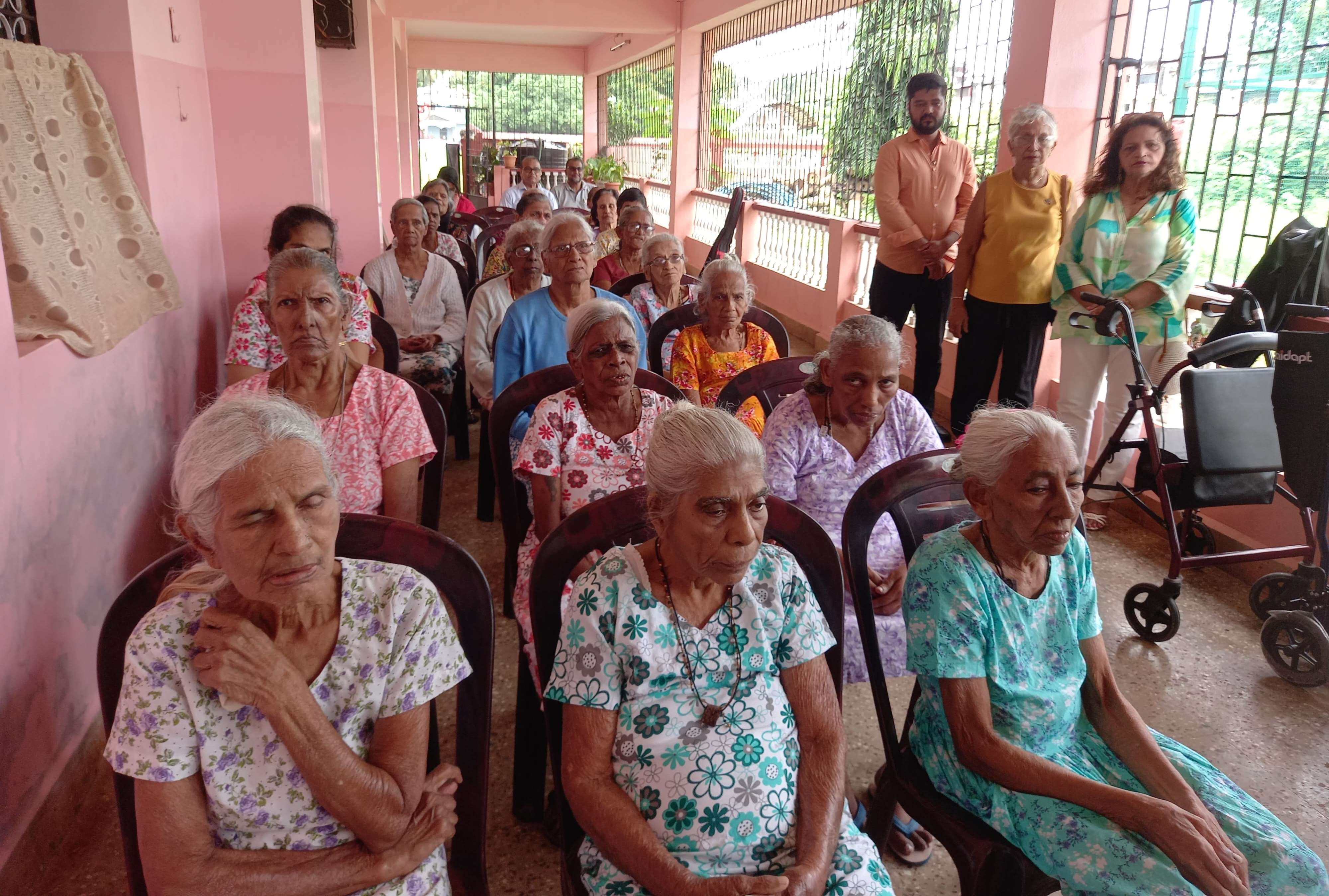Joy Of Giving With Mental Health & Well Being at Old Age Home at Navelim