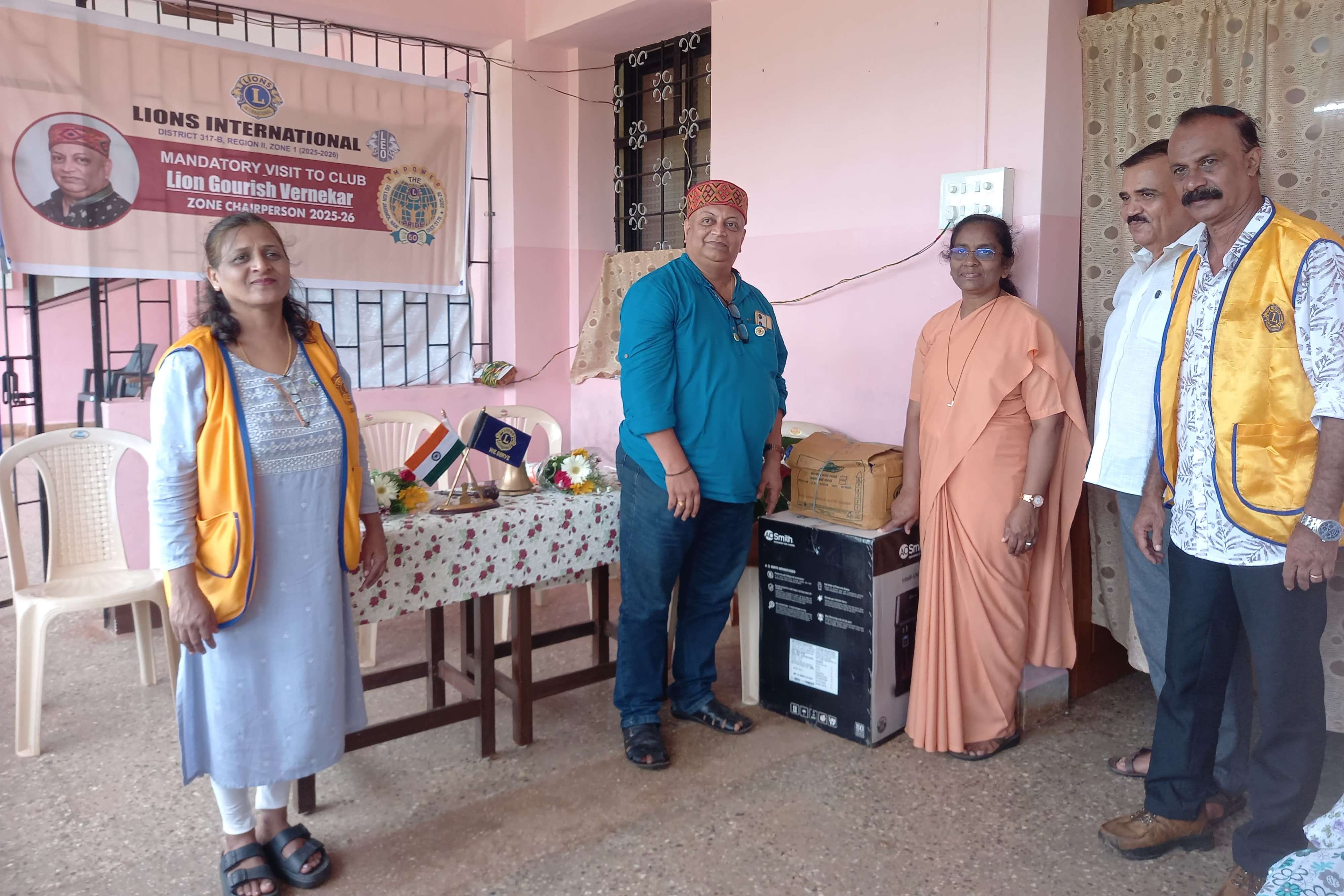 Joy Of Giving With Mental Health & Well Being at Old Age Home at Navelim