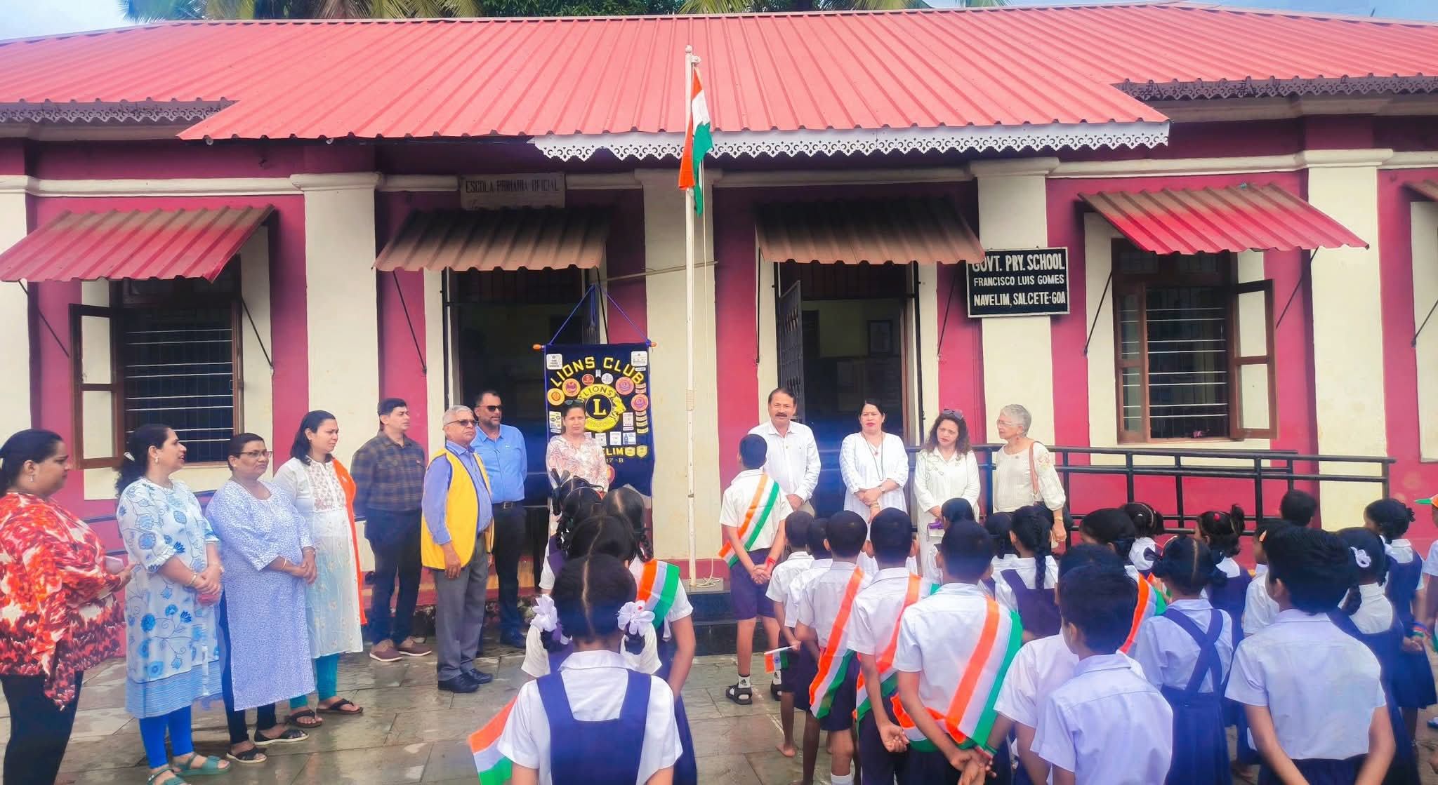 79th Independence Day Was Celebrated at Government Primary School at Navelim