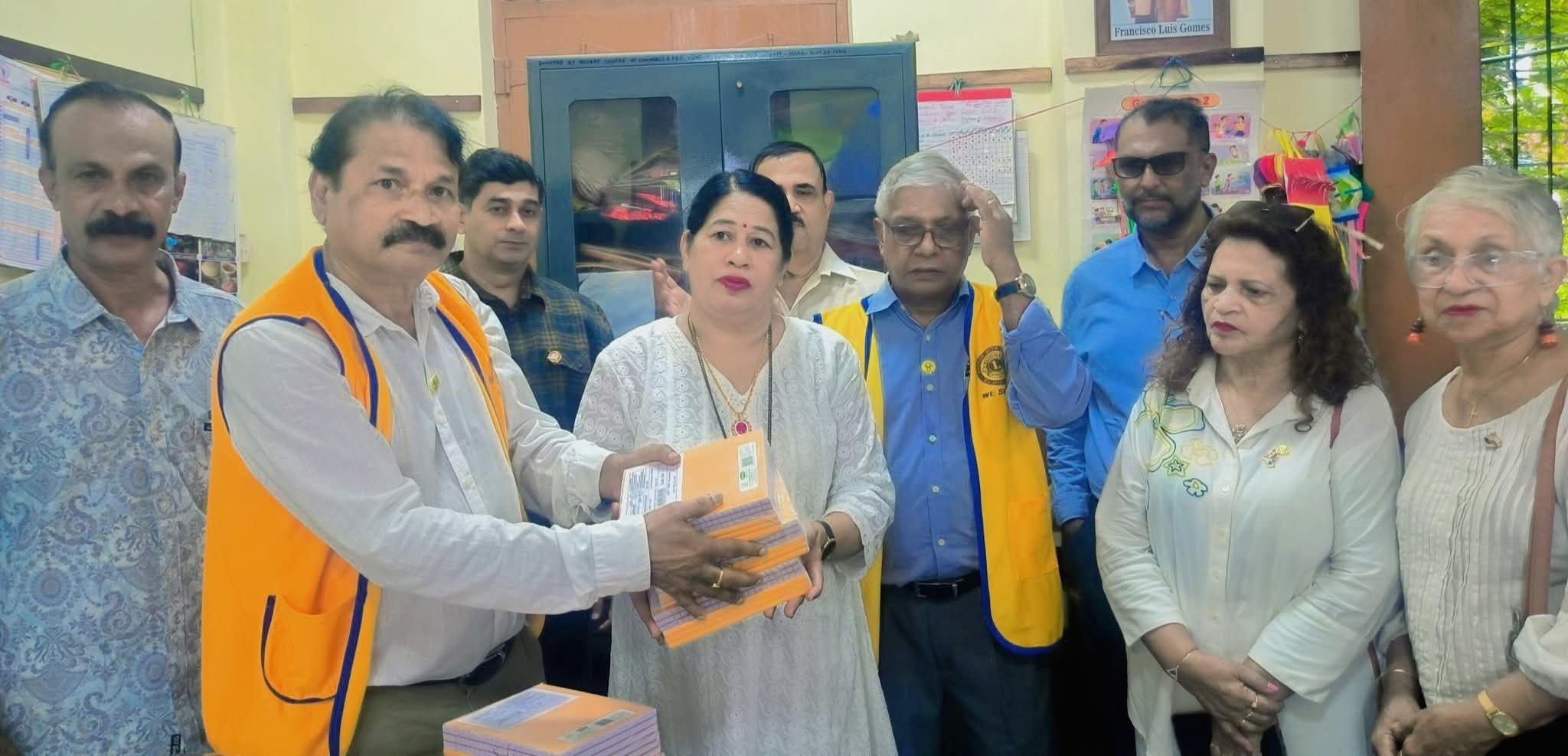 Books Distribution To Government Primary School under Reading Advocacy / Education at Navelim