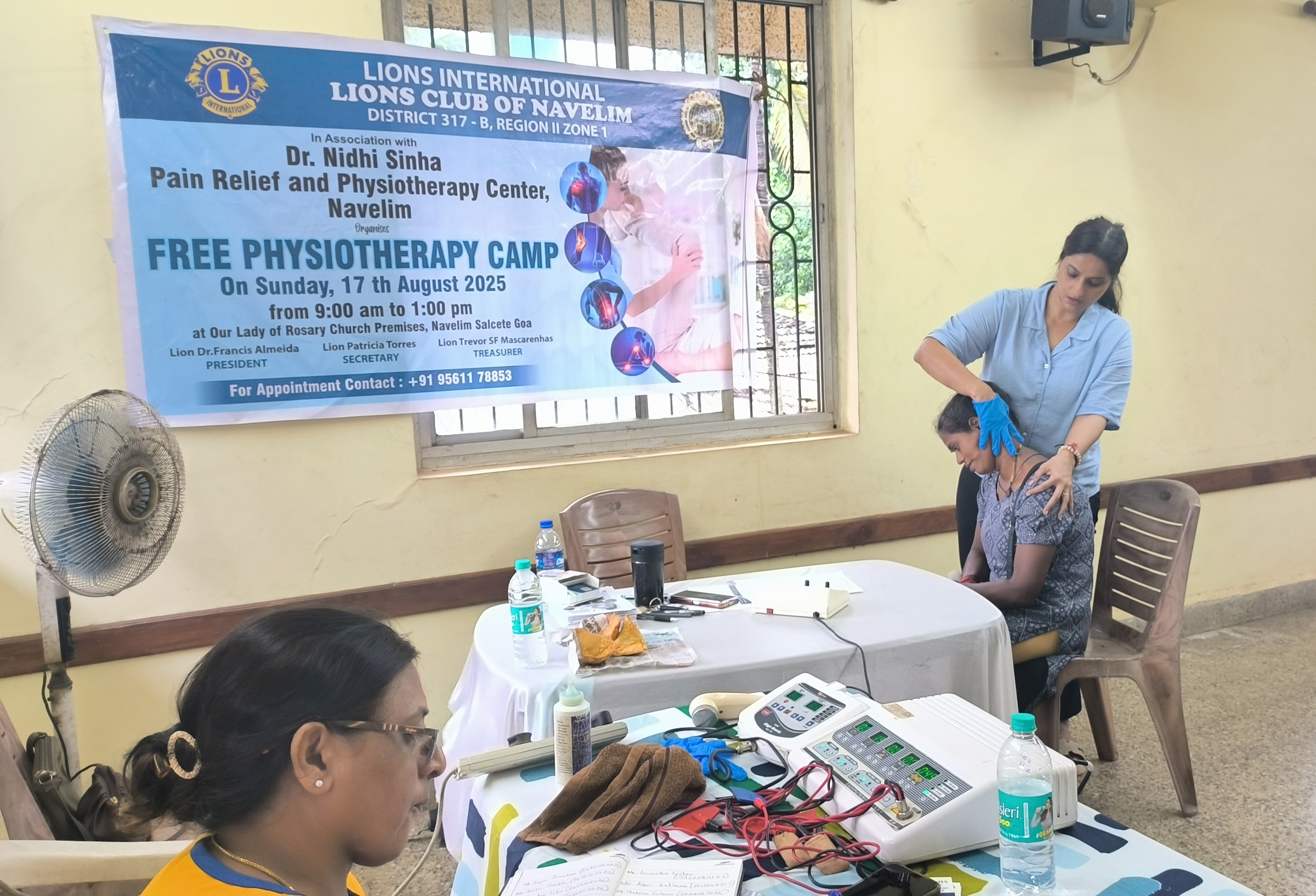 Physiotherapy Free Camp was conducted for Senior Citizens Under UNSDG Goals with Goal No 3 with Good Health and Well Being