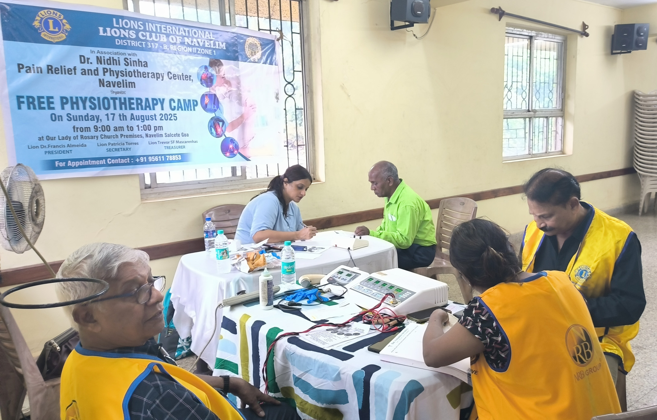 Physiotherapy Free Camp was conducted for Senior Citizens Under UNSDG Goals with Goal No 3 with Good Health and Well Being