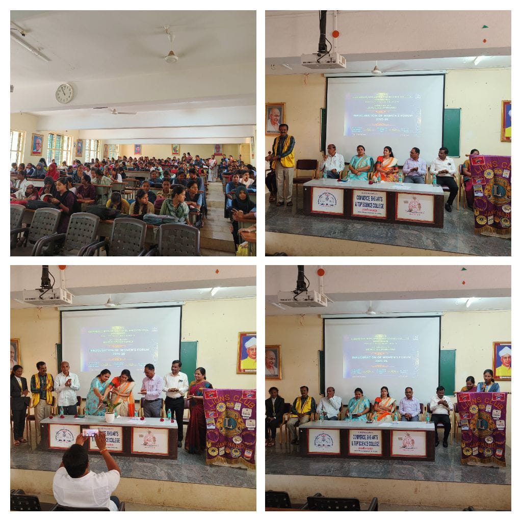 Women's Forum (Women's Empowerment & progress and service activities of international Lions Club.