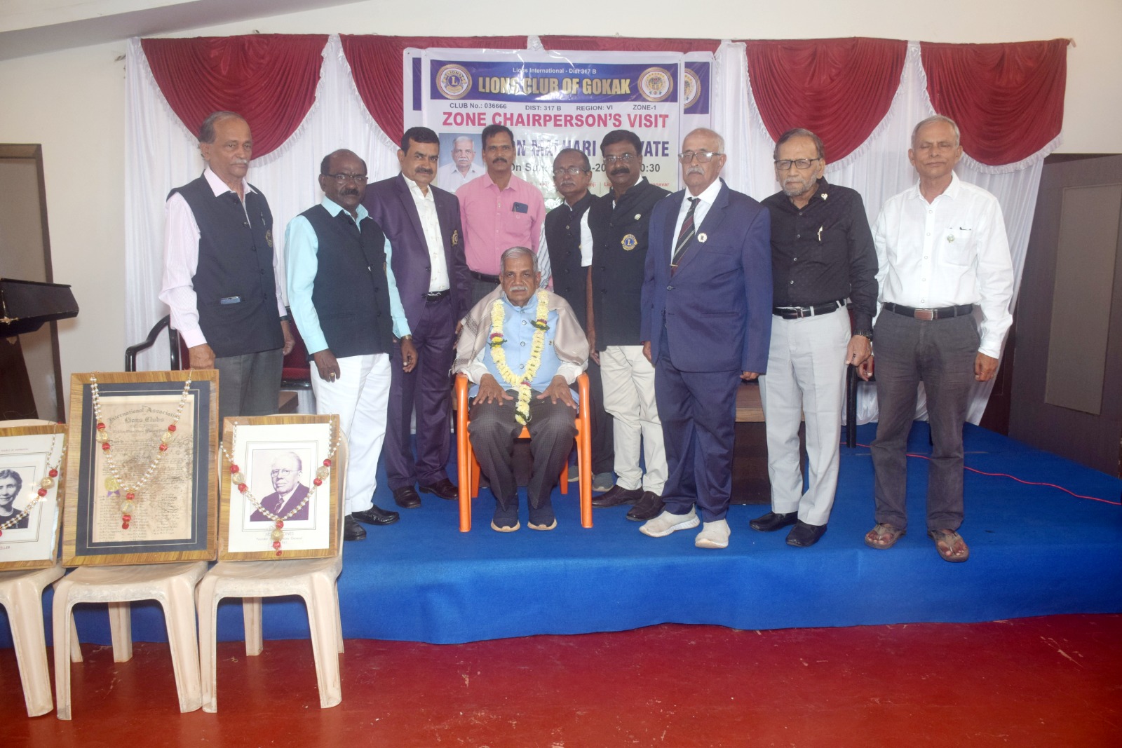 ZONE CHAIR PERSON' MANDATARY VISIT TO CLUB 