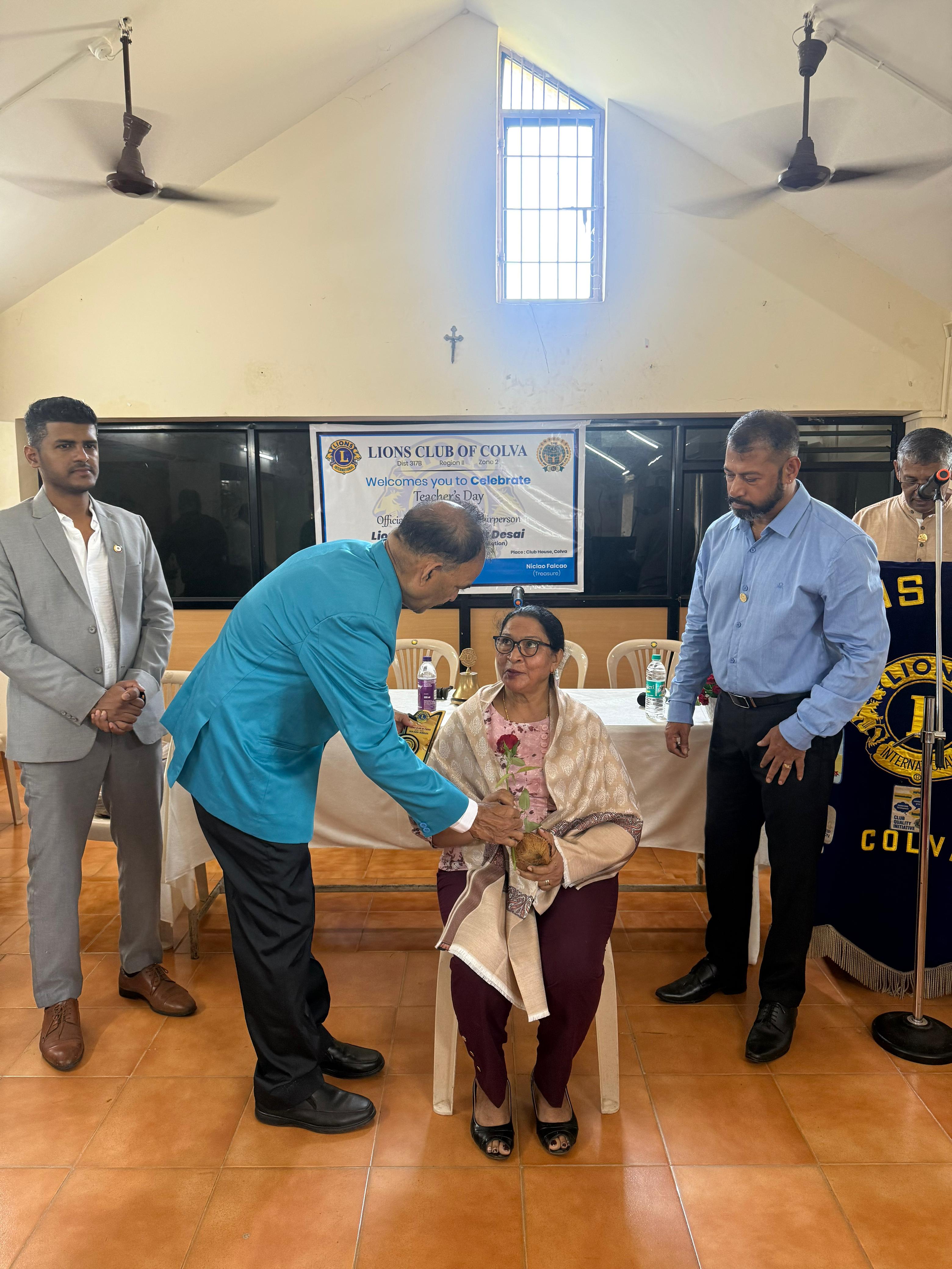 RC official visit to LC Colva.