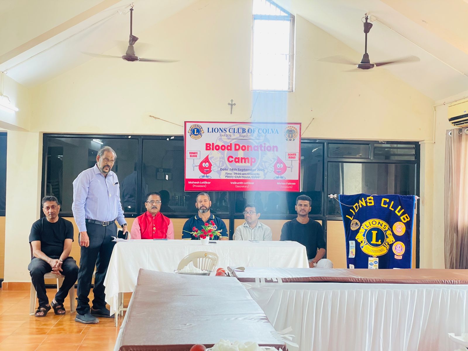 Invited DC - Blood donation for the activity 