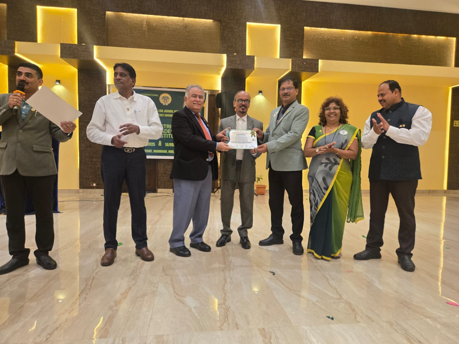 ATTENDED THE DLLI TRAINING PROGRAM AT HUBLI