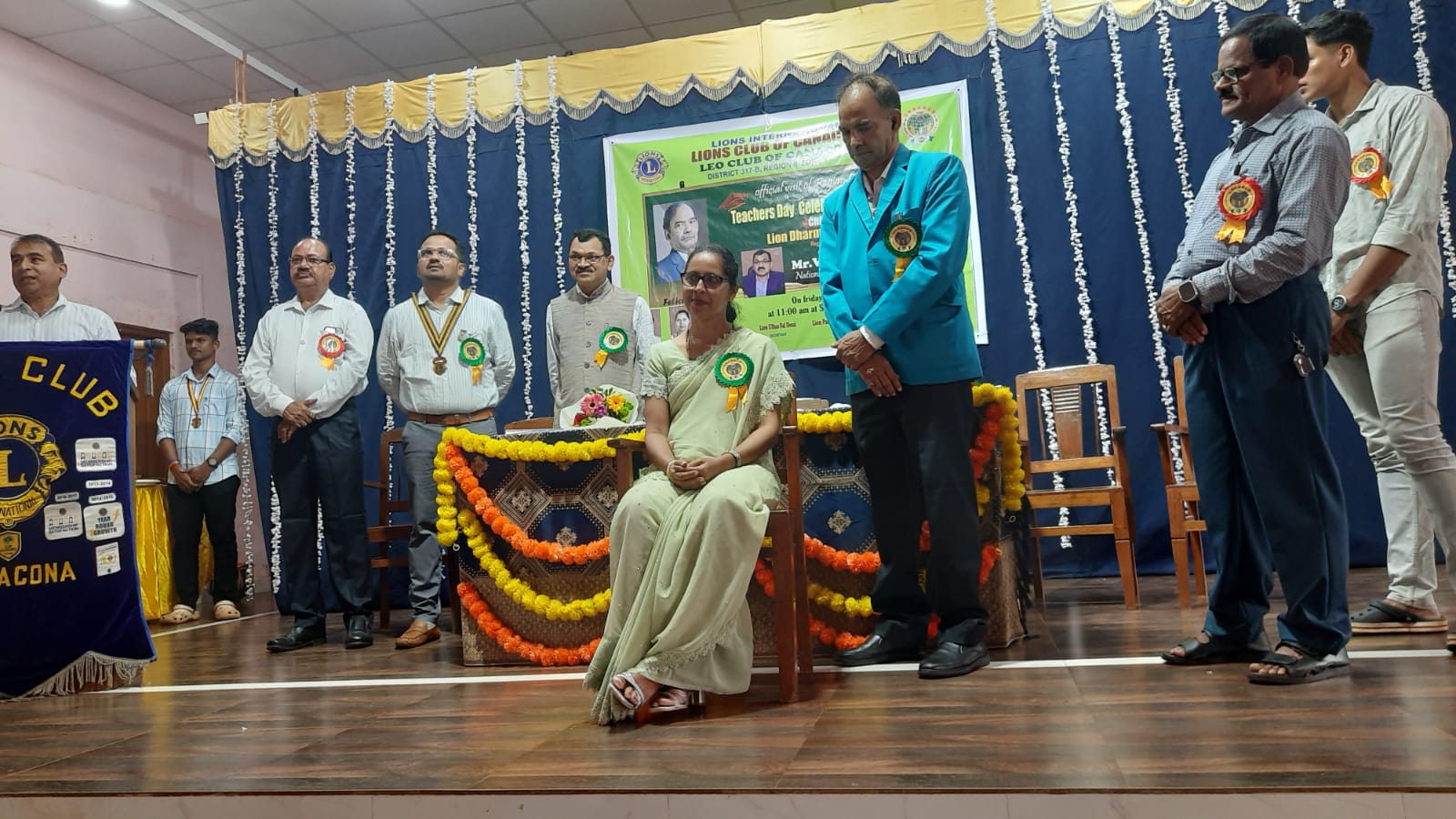 Teachers day celebration.