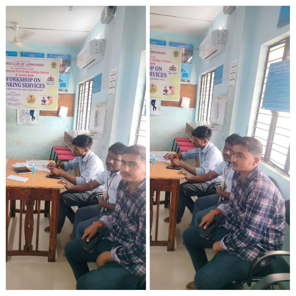 Continue Workshop on Banking Services for 8th day.