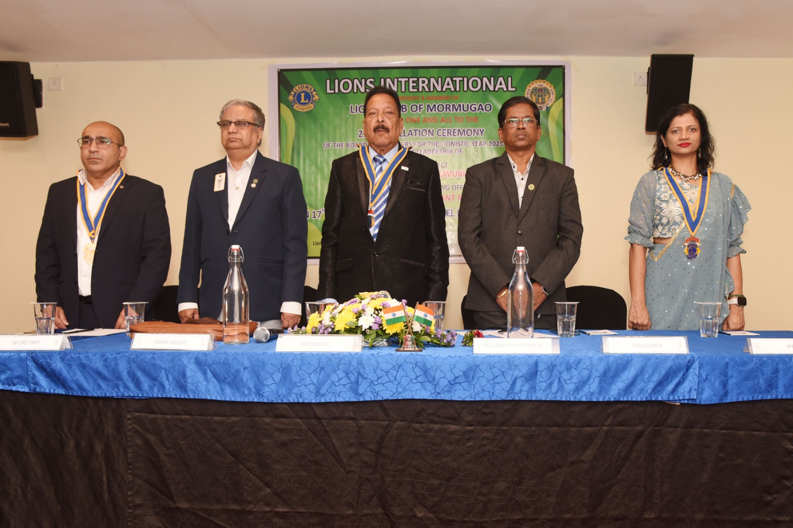 Installation of Lion Club of Mormugoa 