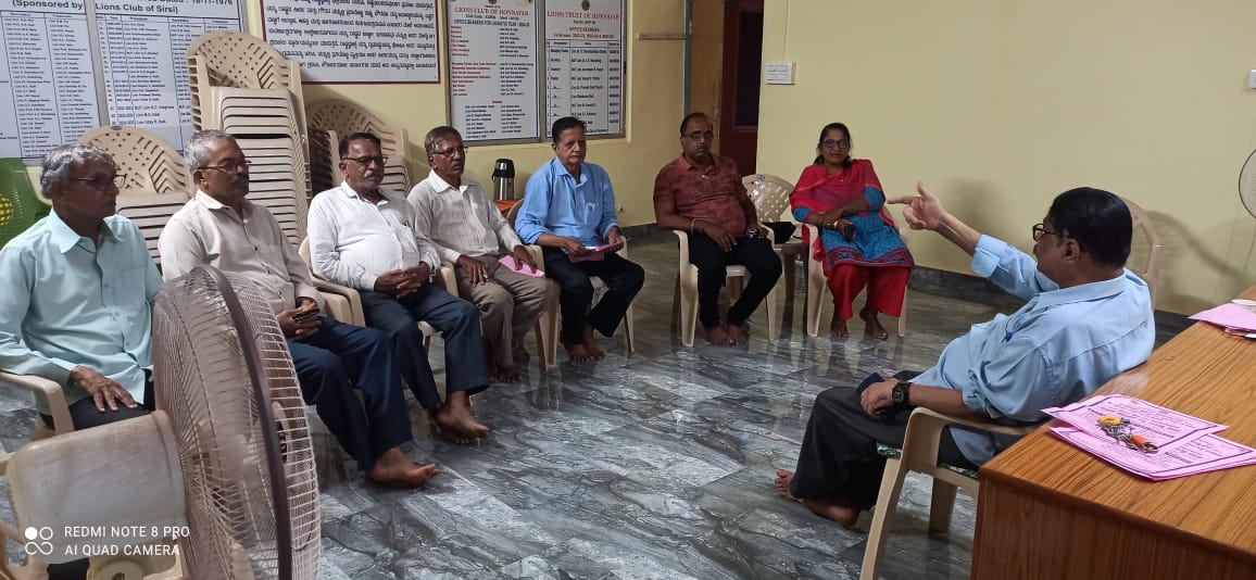 First BOD cum GB Meeting of September was held on 10-09-2025 between 6 pm and 8 pm in Lions Vidyabhavan Honavar. MJF Lion Jeevottam Nayak presided over the meeting. 15 Lion members and 2 invited guests attended the meeting. Following agenda points were fi