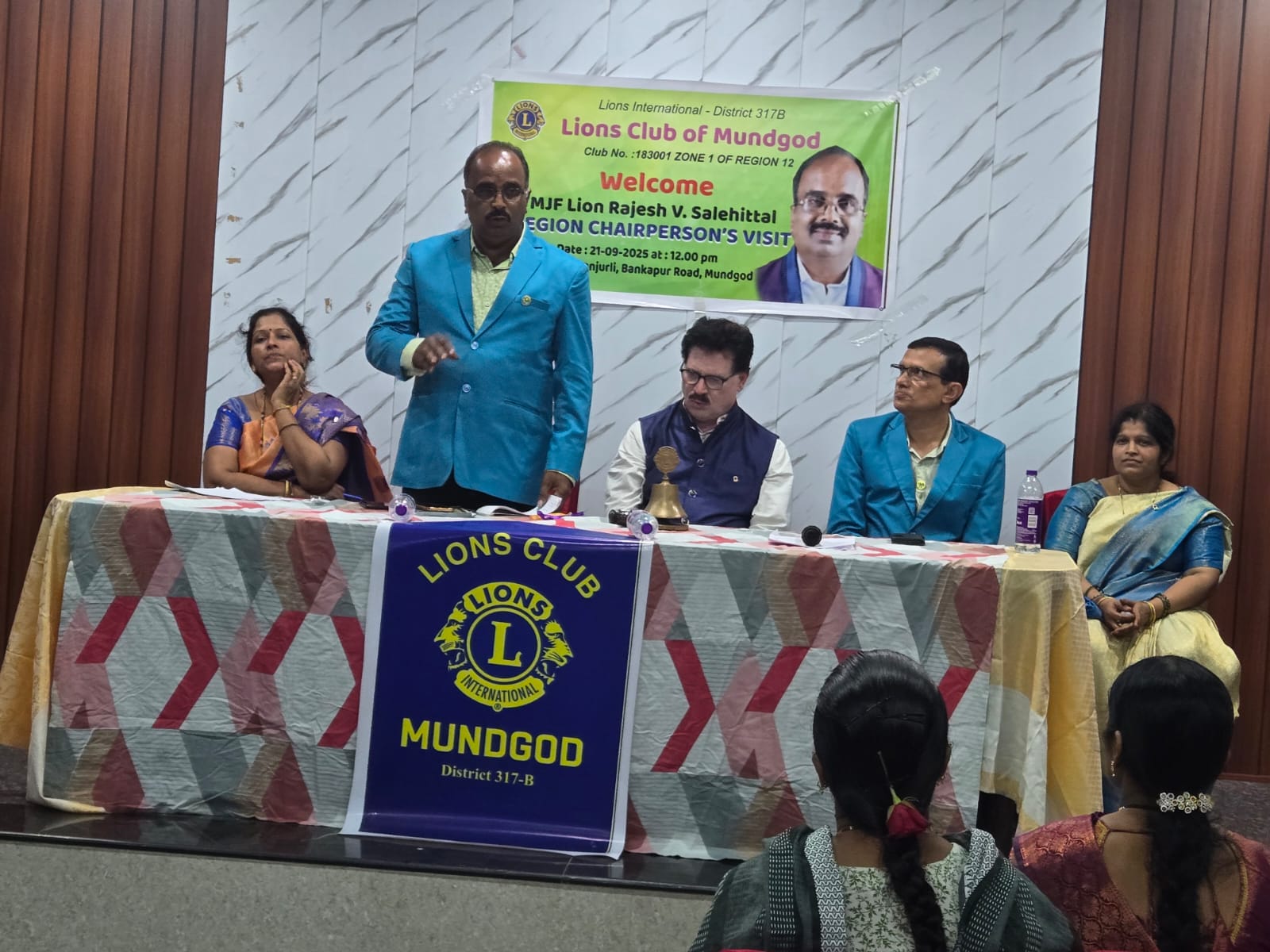 Mandatory visit to Lions club of Mundgod