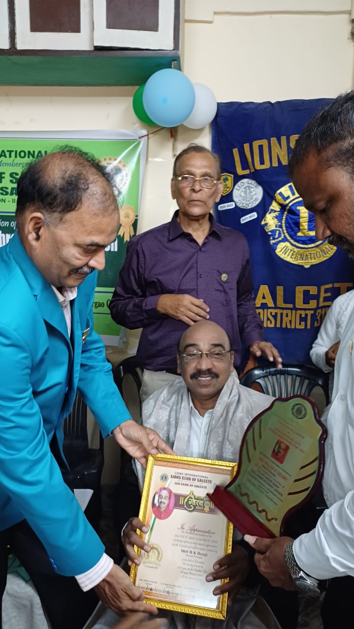 Teachers day celebration and official visit of Region chairman to our club 