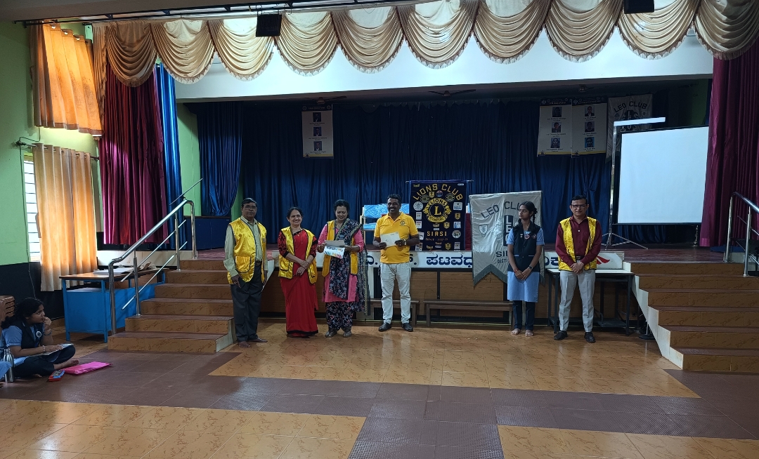 ATTENDANCE AT PEACE POSTER COMPETITION CONDUCTED BY LIONS CLUB SIRSI