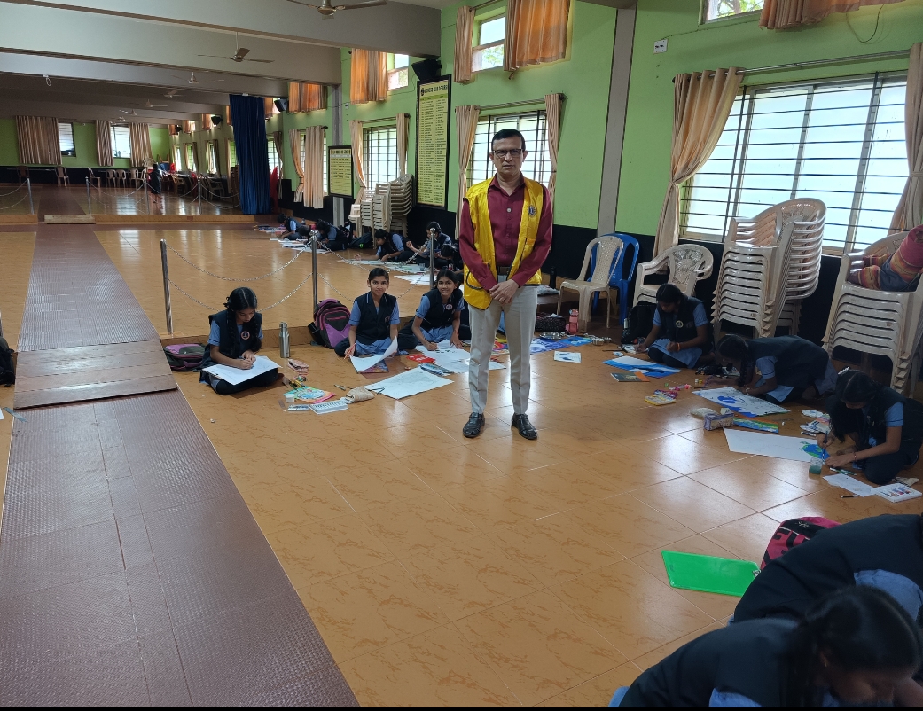 ATTENDANCE AT PEACE POSTER COMPETITION CONDUCTED BY LIONS CLUB SIRSI