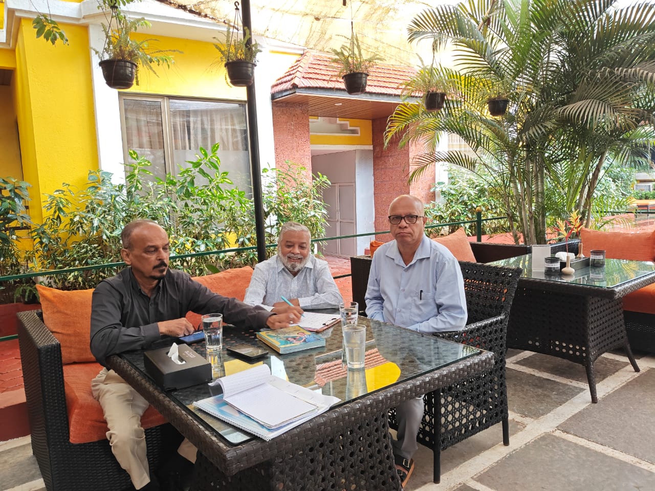 Bimonthly review meeting with both Chair persons Zone 1 and 2 of region 5