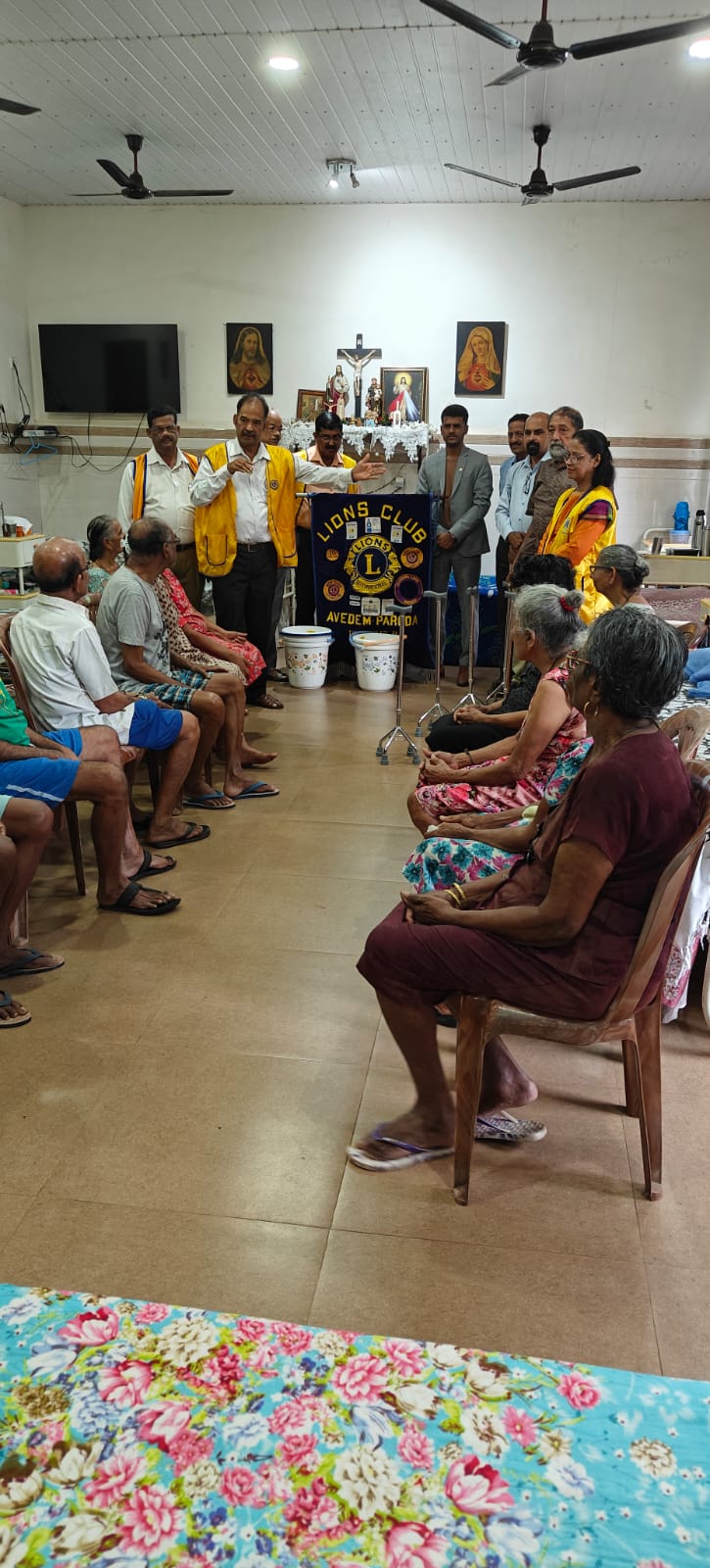 visit to old age home.