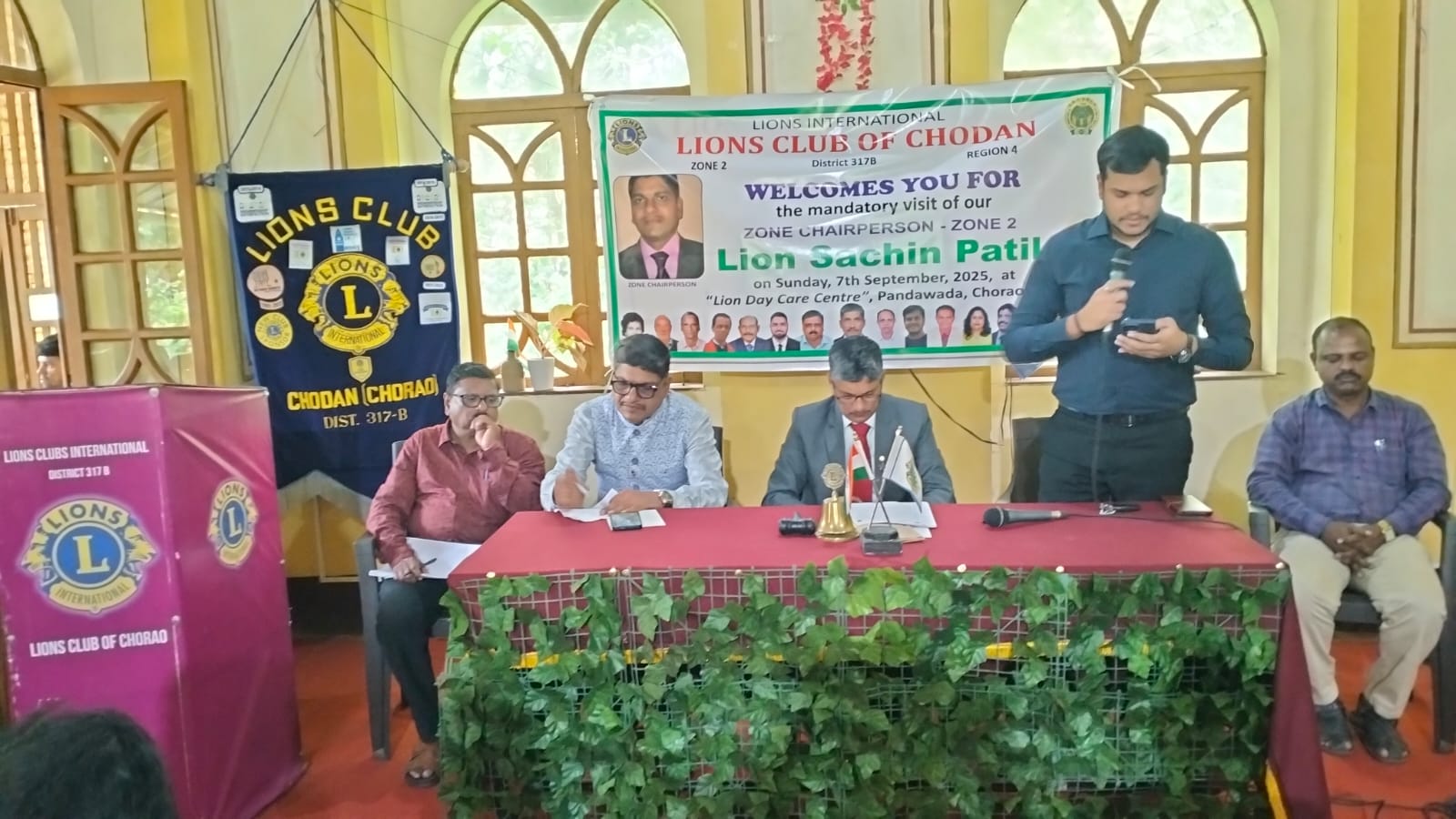 ZONE CHAIRPERSONS MANDATORY VISIT TO THE CLUB.