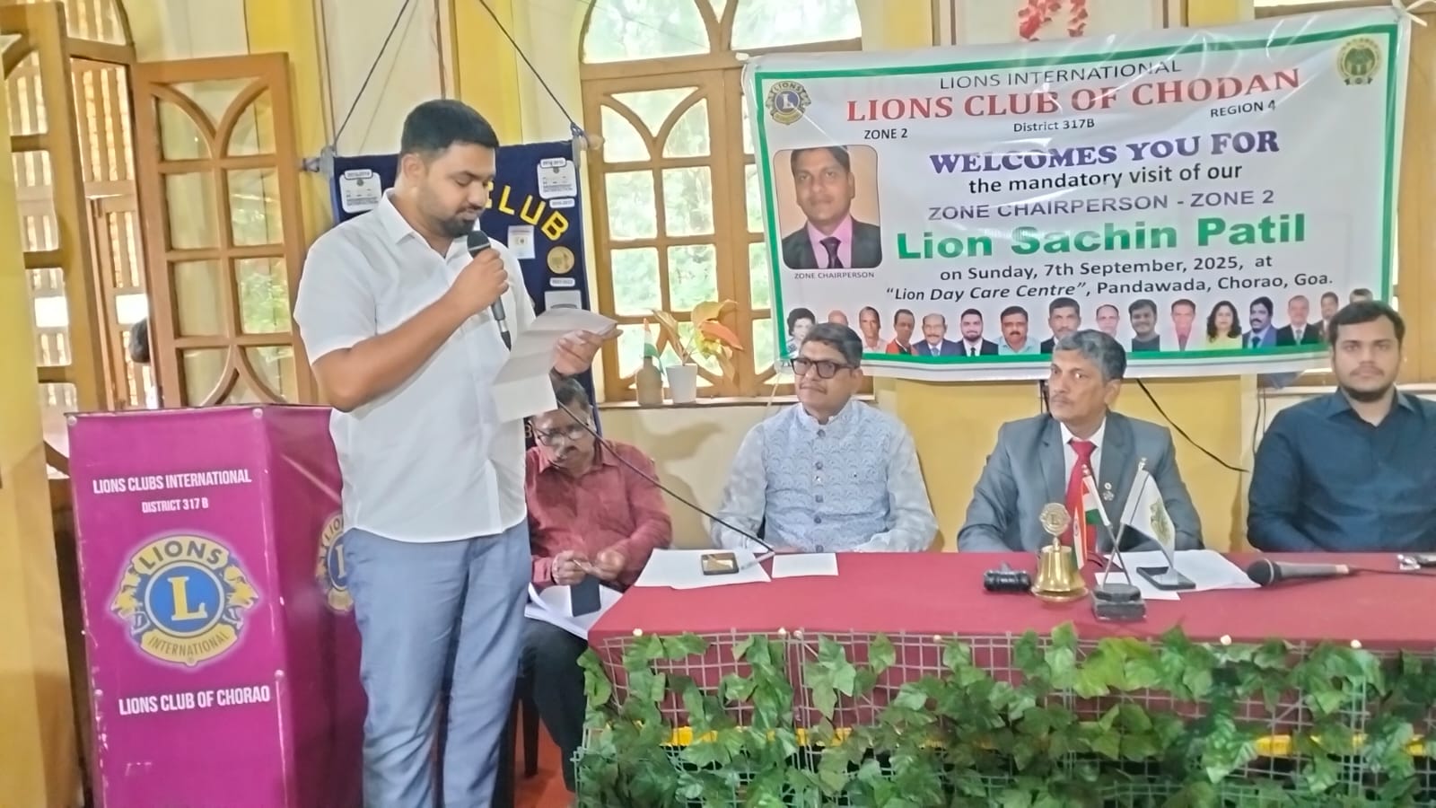 ZONE CHAIRPERSONS MANDATORY VISIT TO THE CLUB.